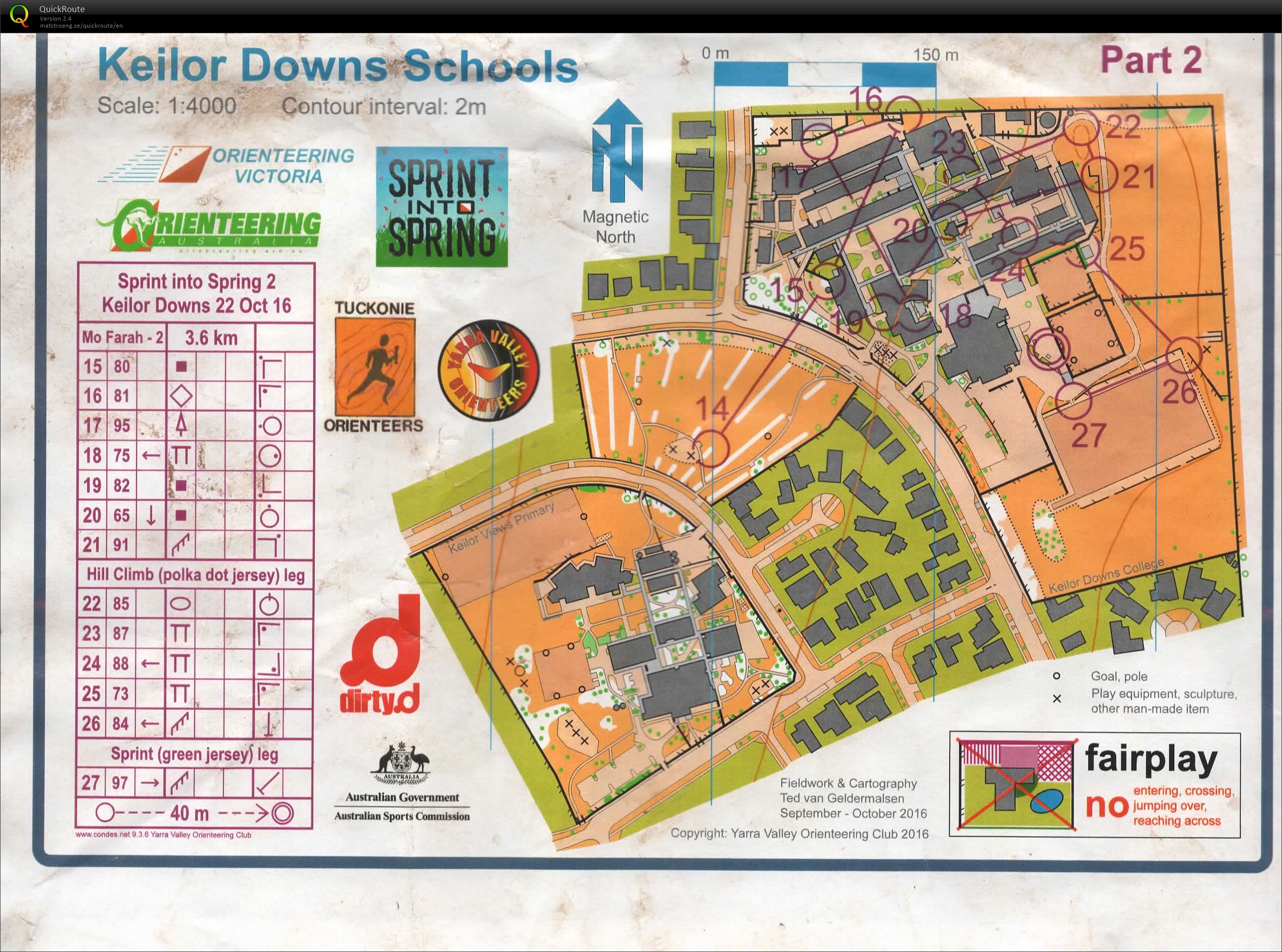 2016 Sprint into Spring Race 2 (2016-10-22)