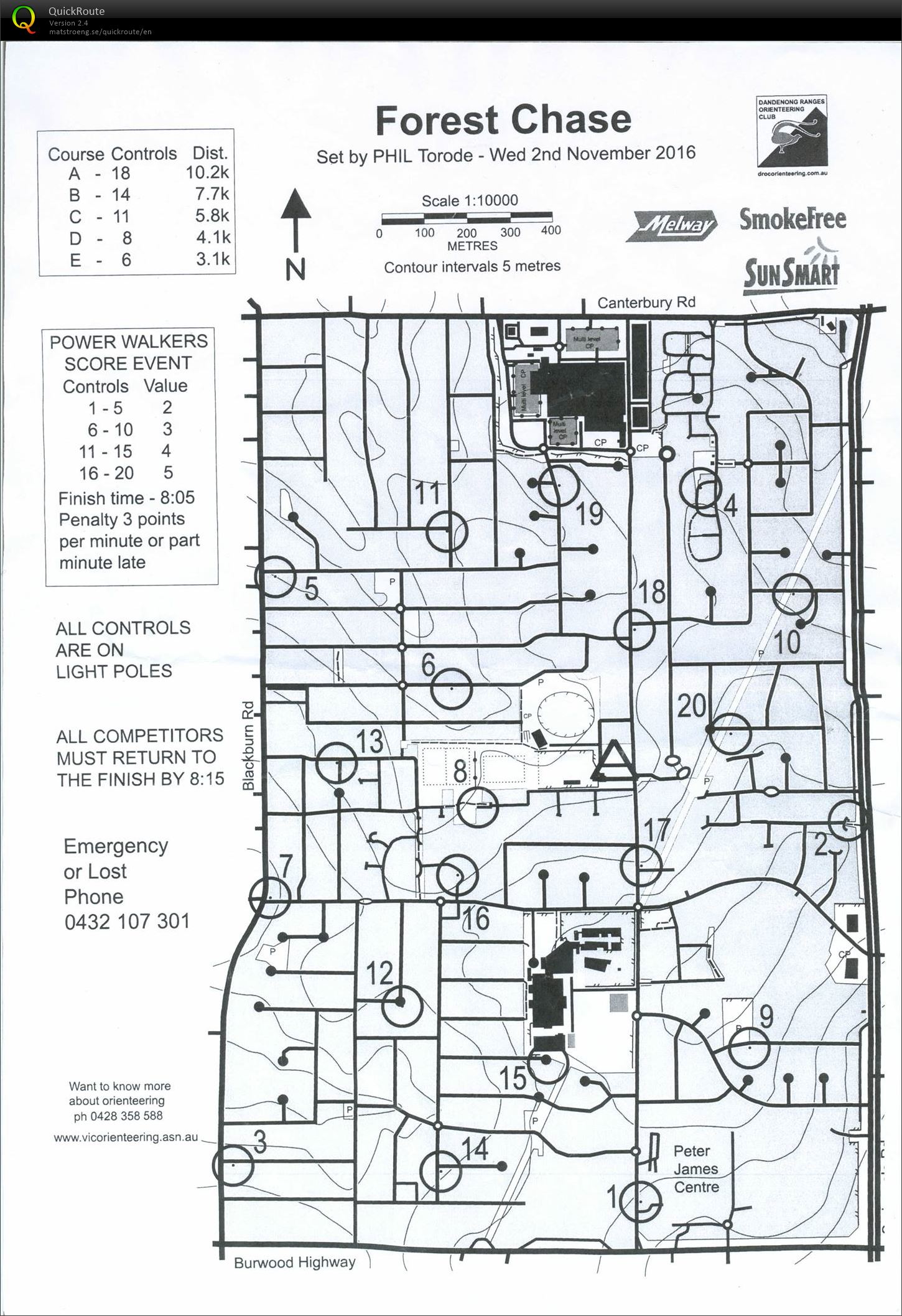 2016/17 Eastern Summer Series Event 3 (02-11-2016)