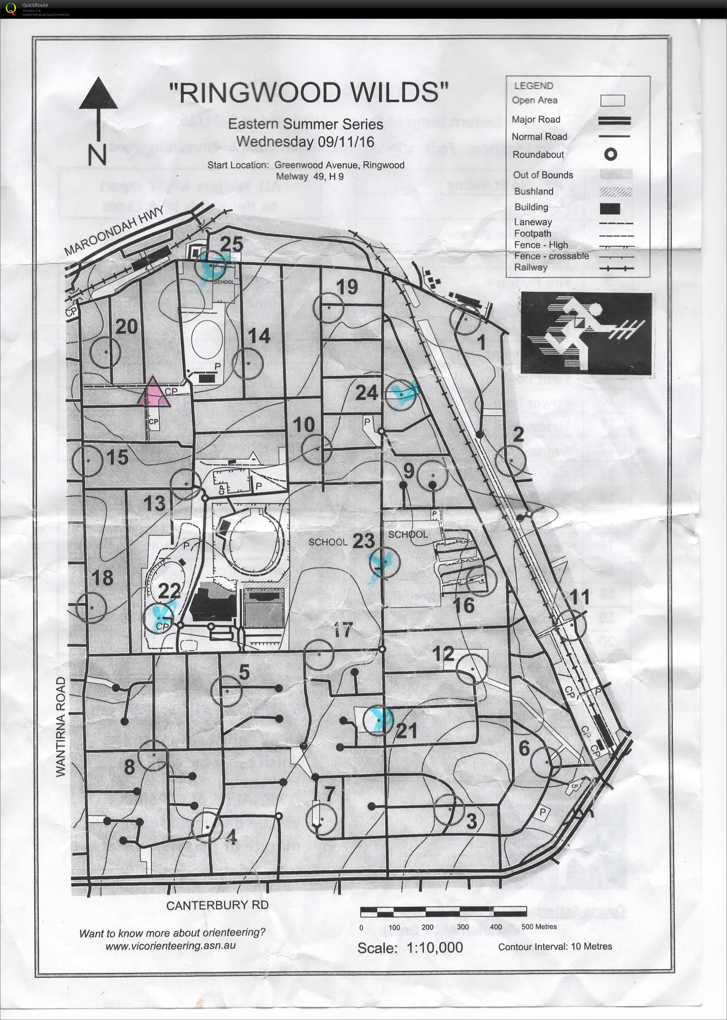 2016/17 Eastern Summer Series Event 4 (09.11.2016)