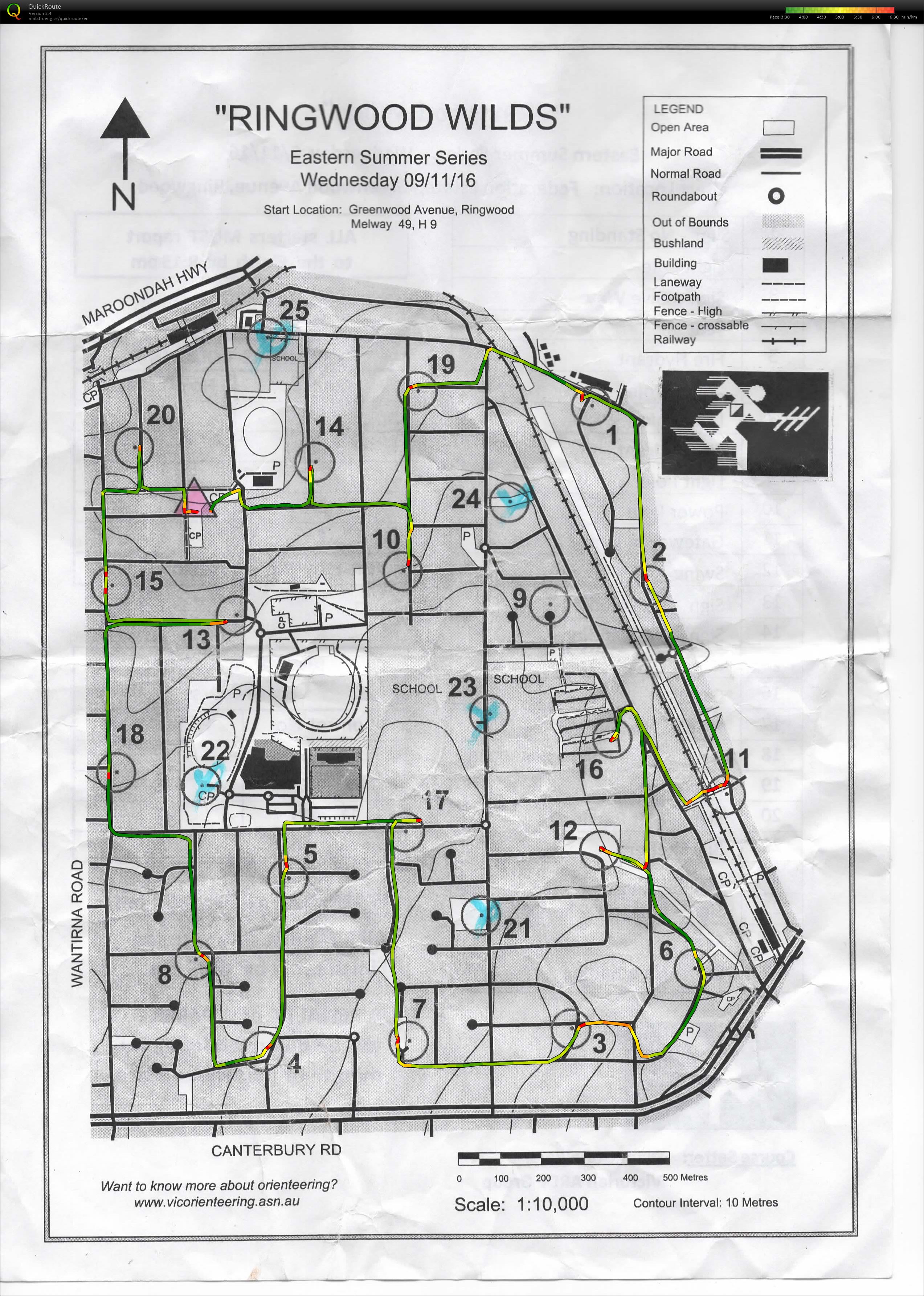 2016/17 Eastern Summer Series Event 4 (09.11.2016)