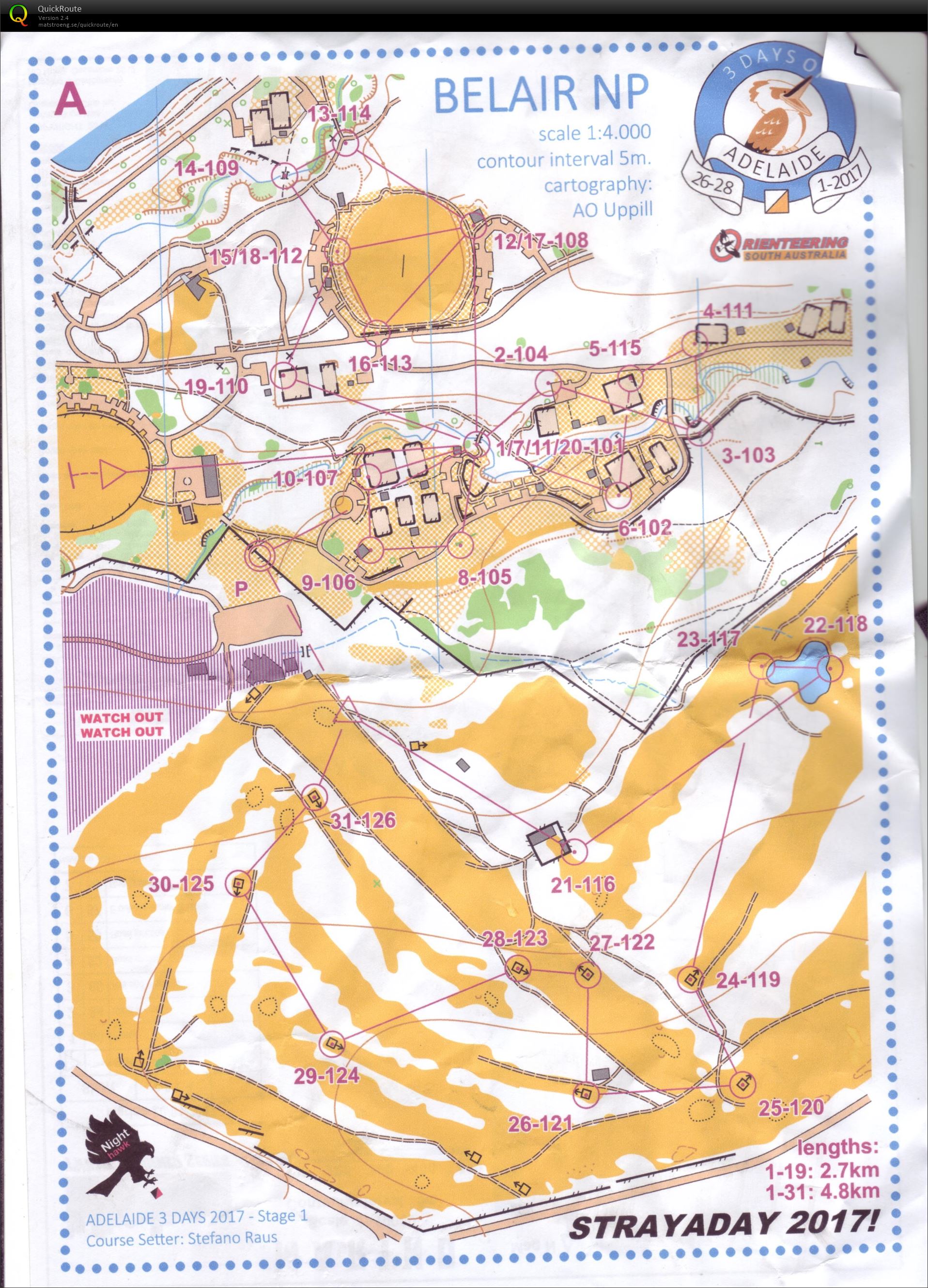 Belair NP Night Training (26.01.2017)