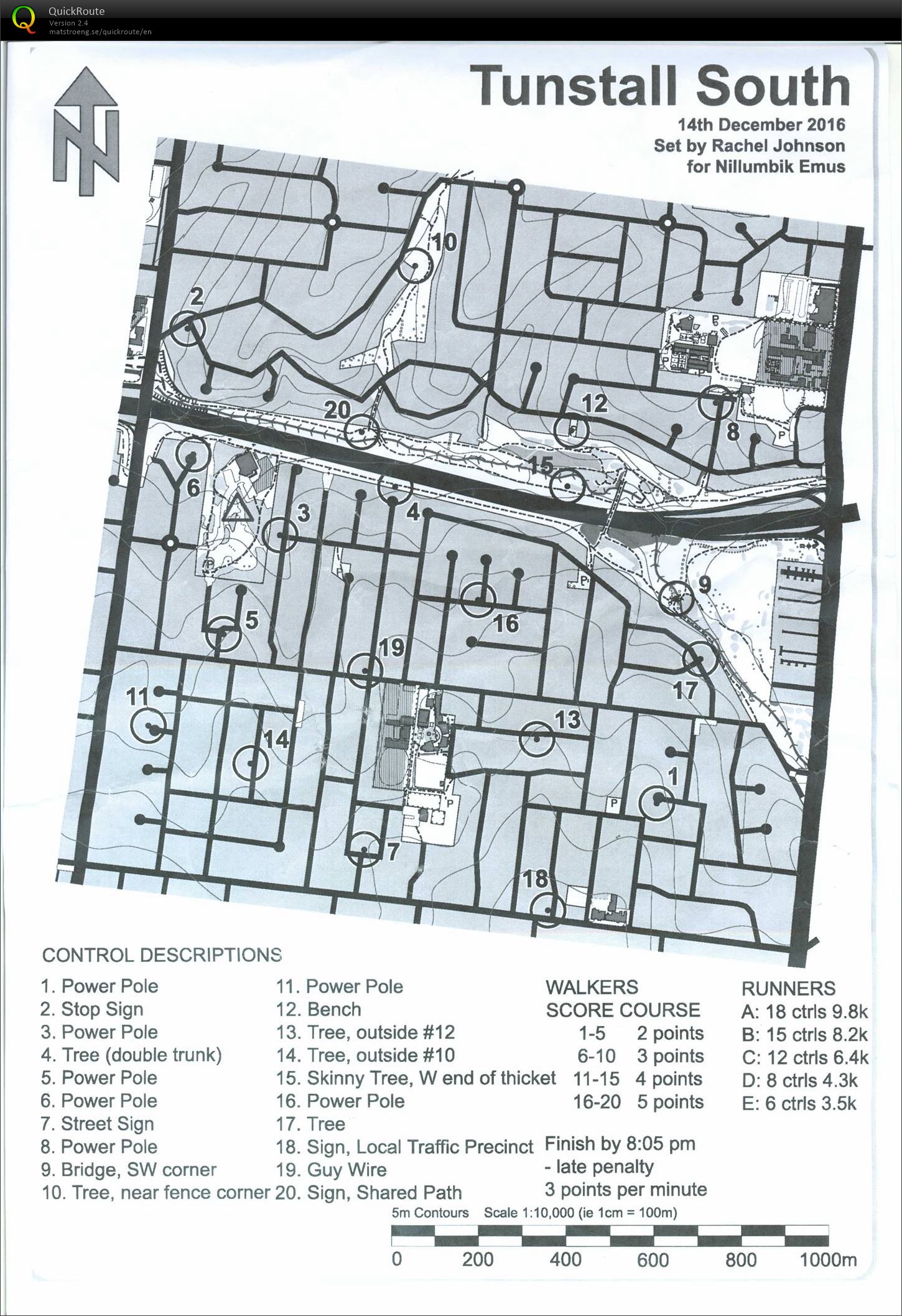 2016/17 Eastern Summer Series Event 9 (2016-12-14)