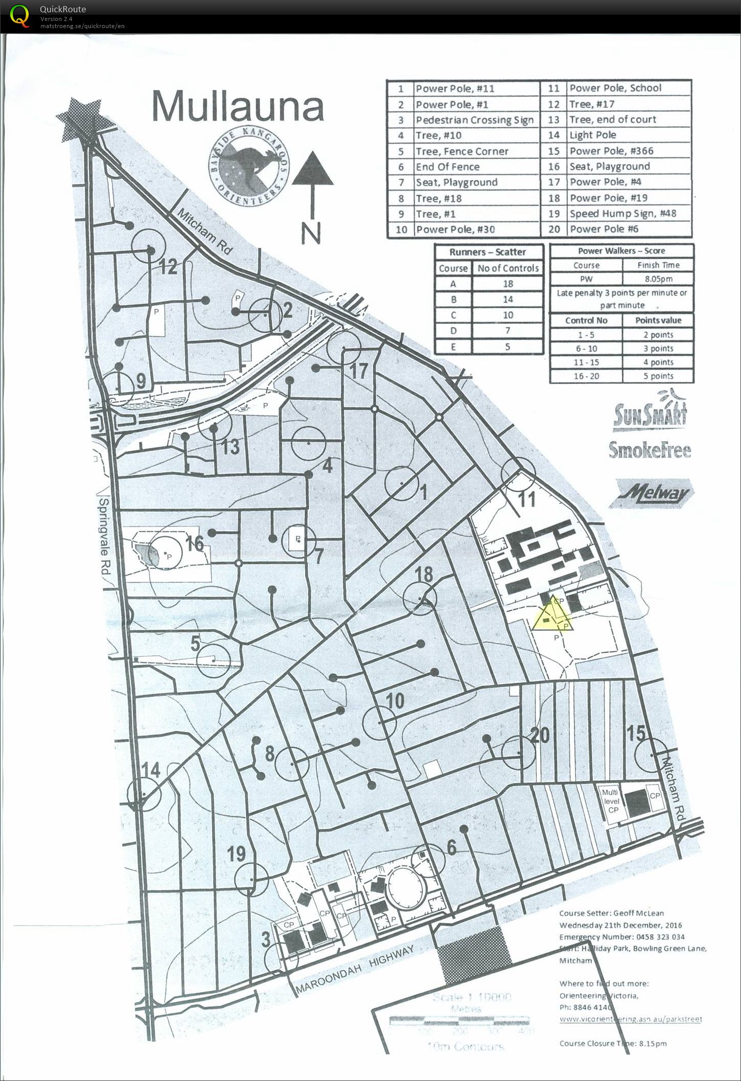 2016/17 Eastern Summer Series Event 10 (21-12-2016)