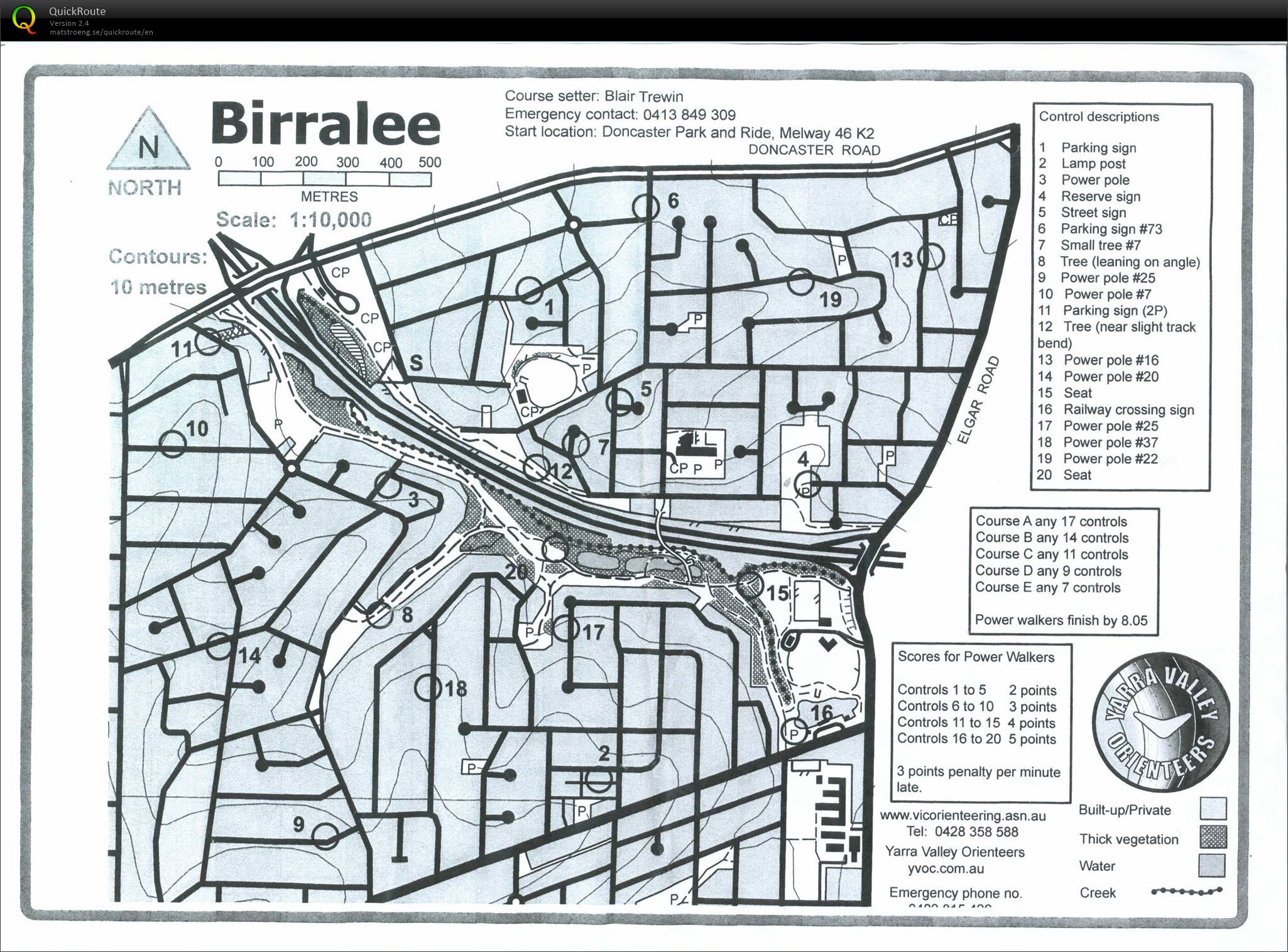 2016/17 Eastern Summer Series Event 16 (01/02/2017)