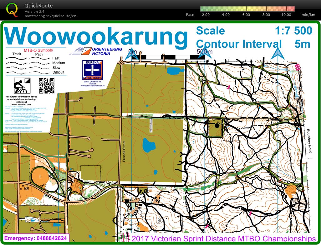 MTBO Vic Champs (2017-03-18)