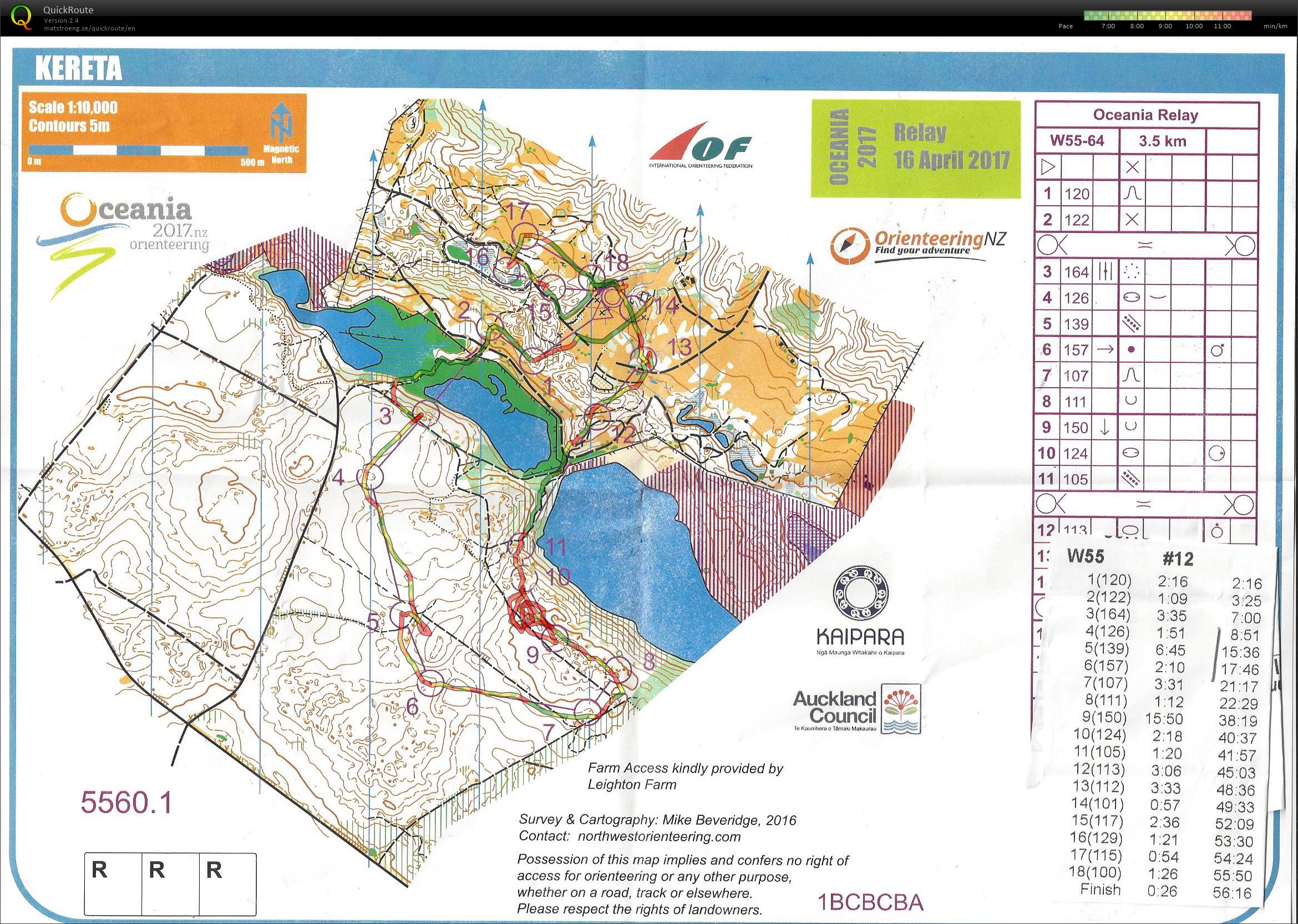 Oceania Relay - W55 (2017-04-16)