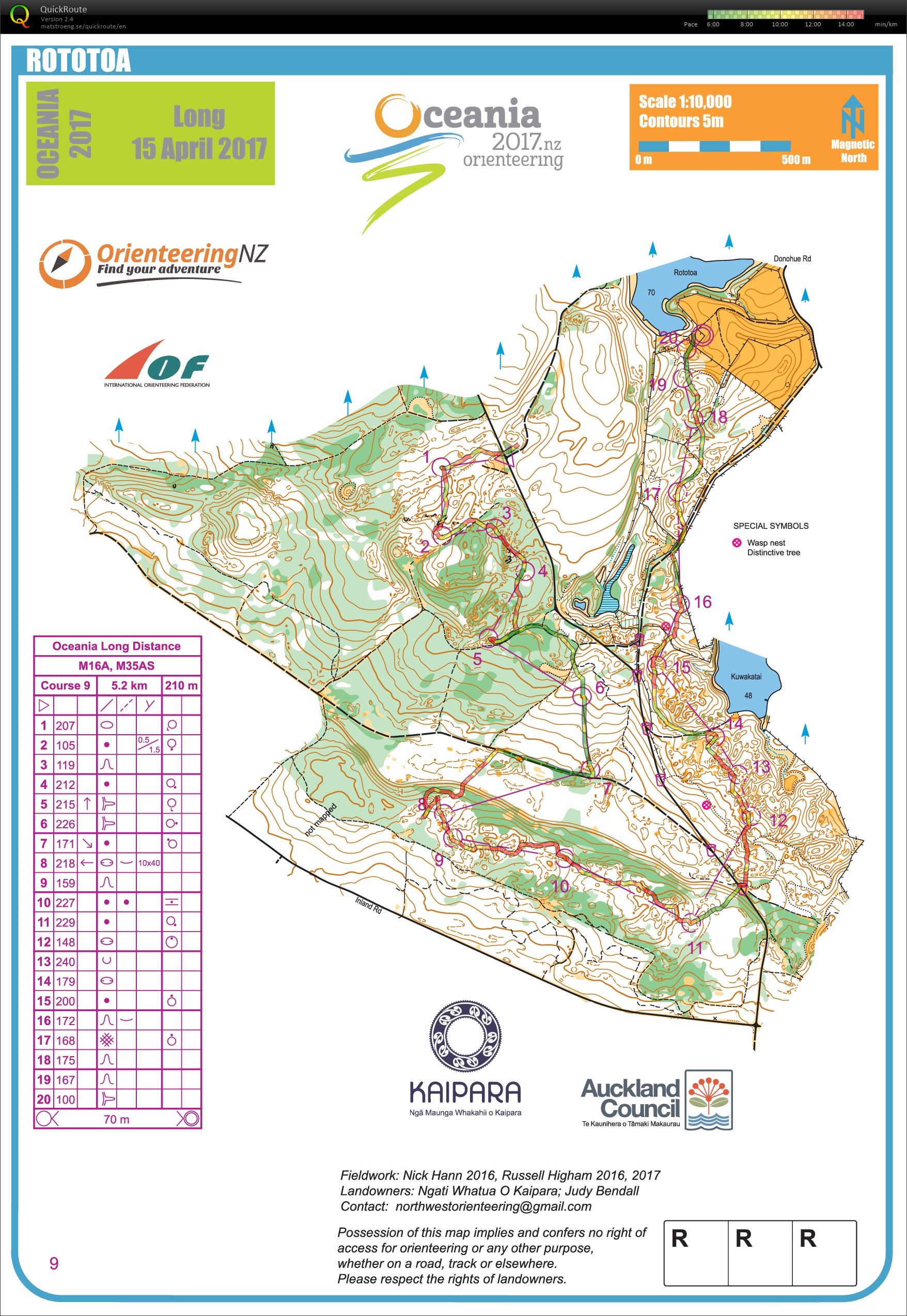 Mason 2017 Oceania Championships - Long Distance 2 (2017-04-15)