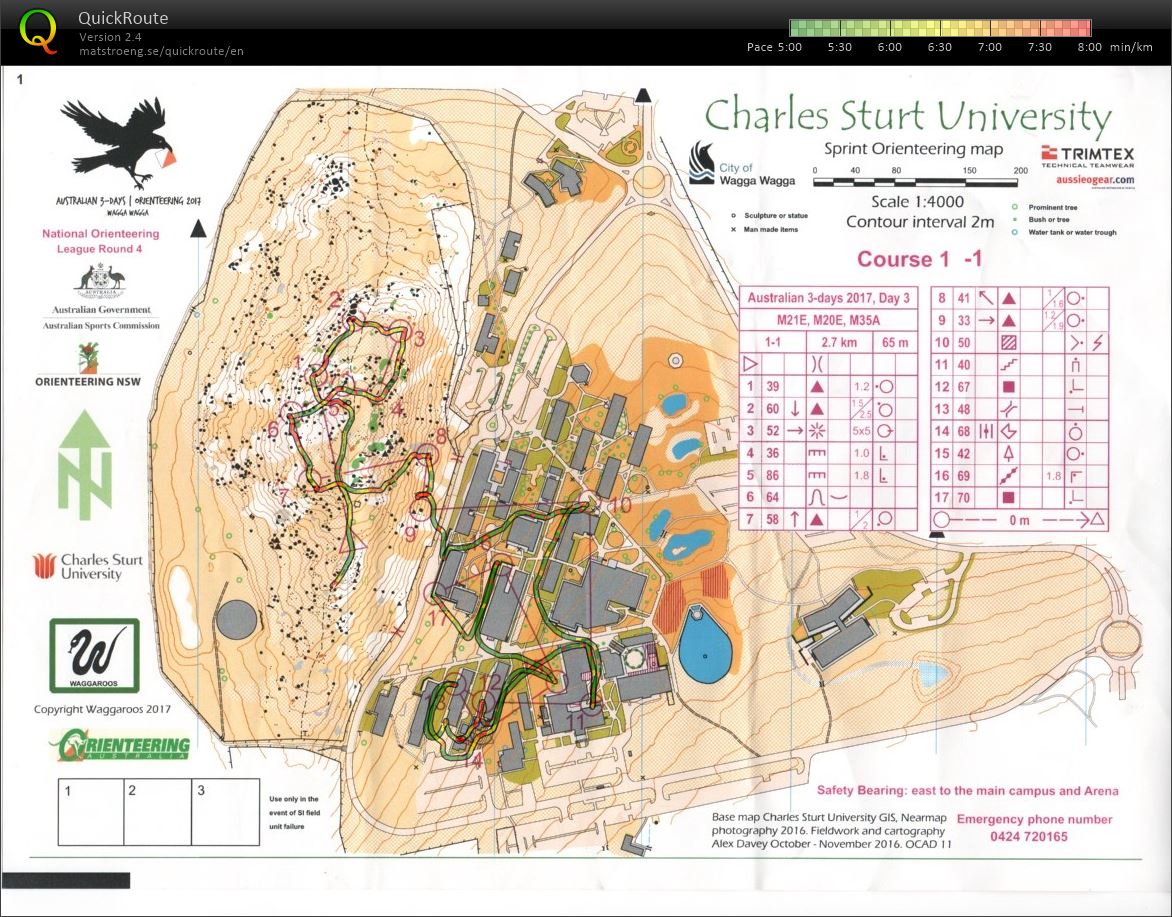 2017 Australian 3 Days, Sprint Distance (12.06.2017)