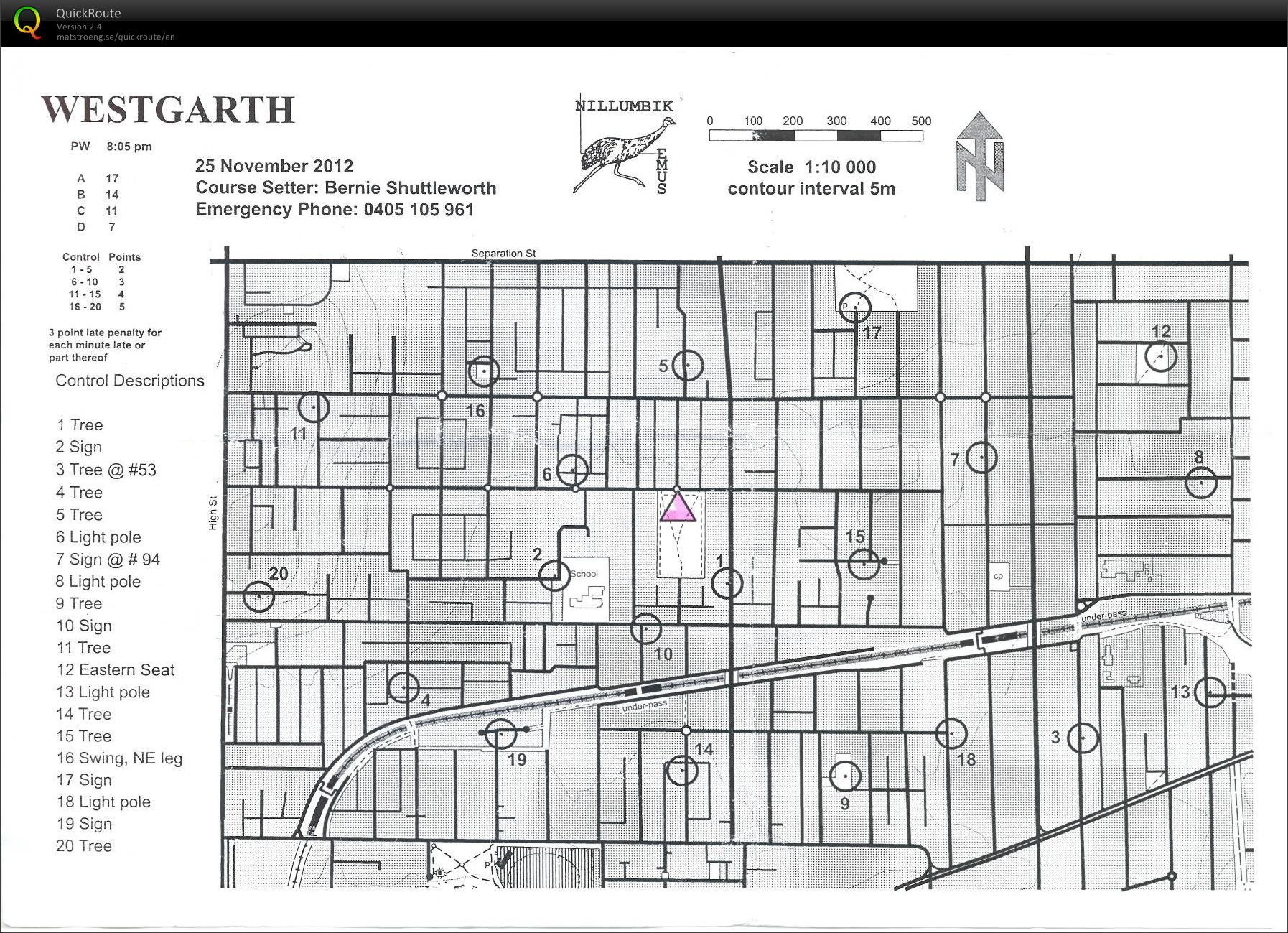 2012 - 2013 Northern Summer Series Event 1 (25.10.2012)