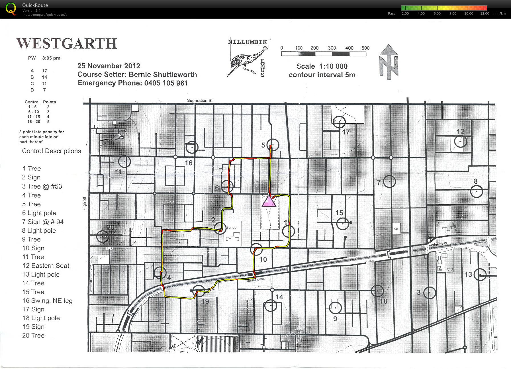 2012 - 2013 Northern Summer Series Event 1 (25.10.2012)