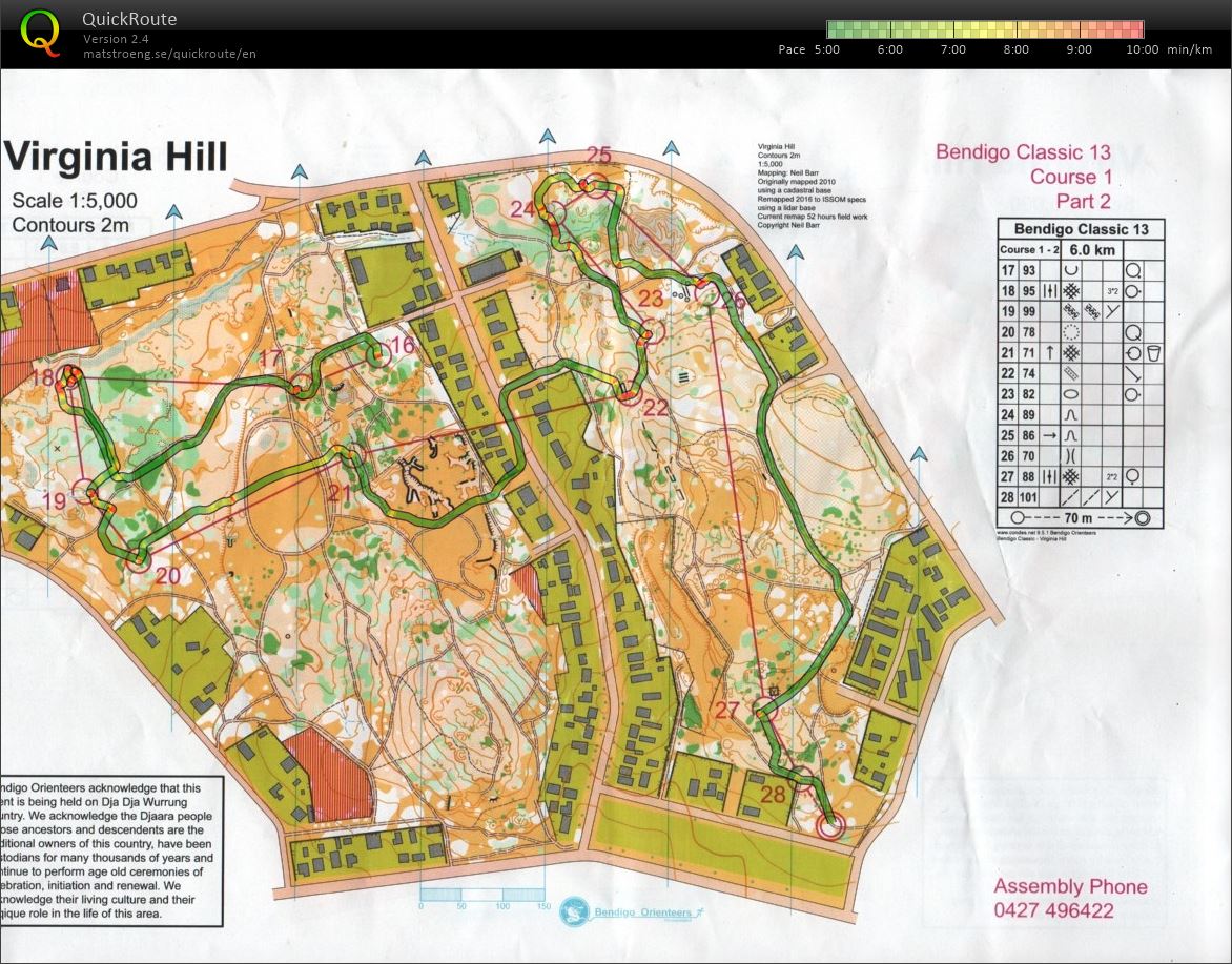 Bendigo Bush Classic 13 Map 2 (2017-07-15)