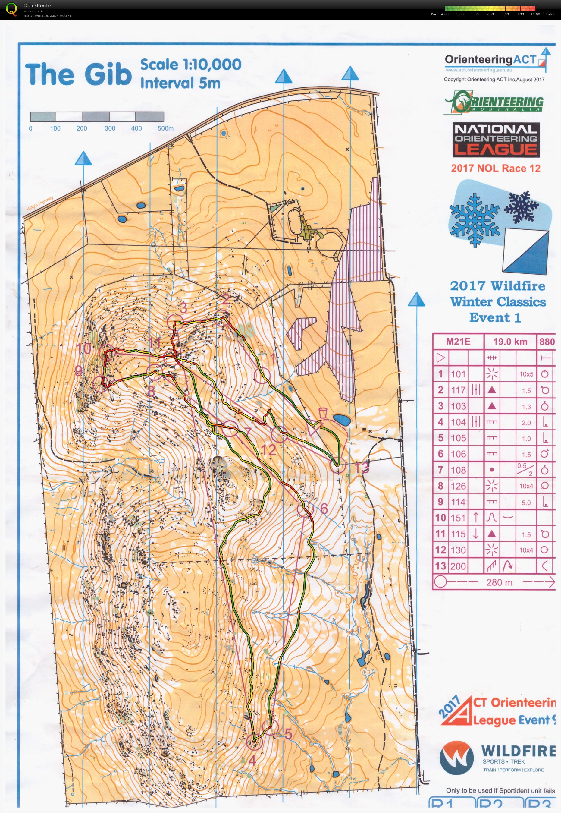 Australian Ultra Long - map 1 of 3 (26-08-2017)