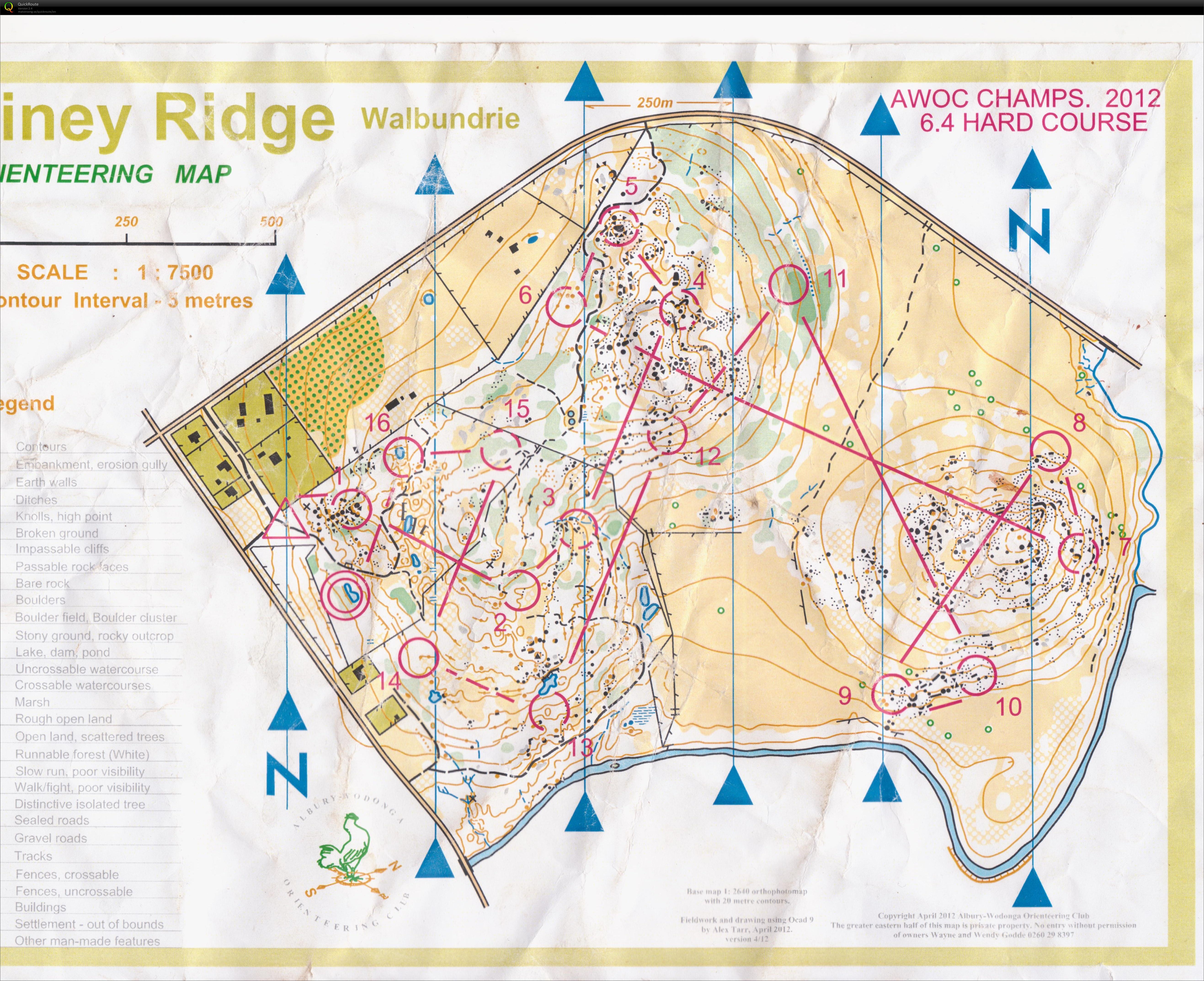 Albury-Wodonga Orienteering Championships 2012 (04/11/2012)