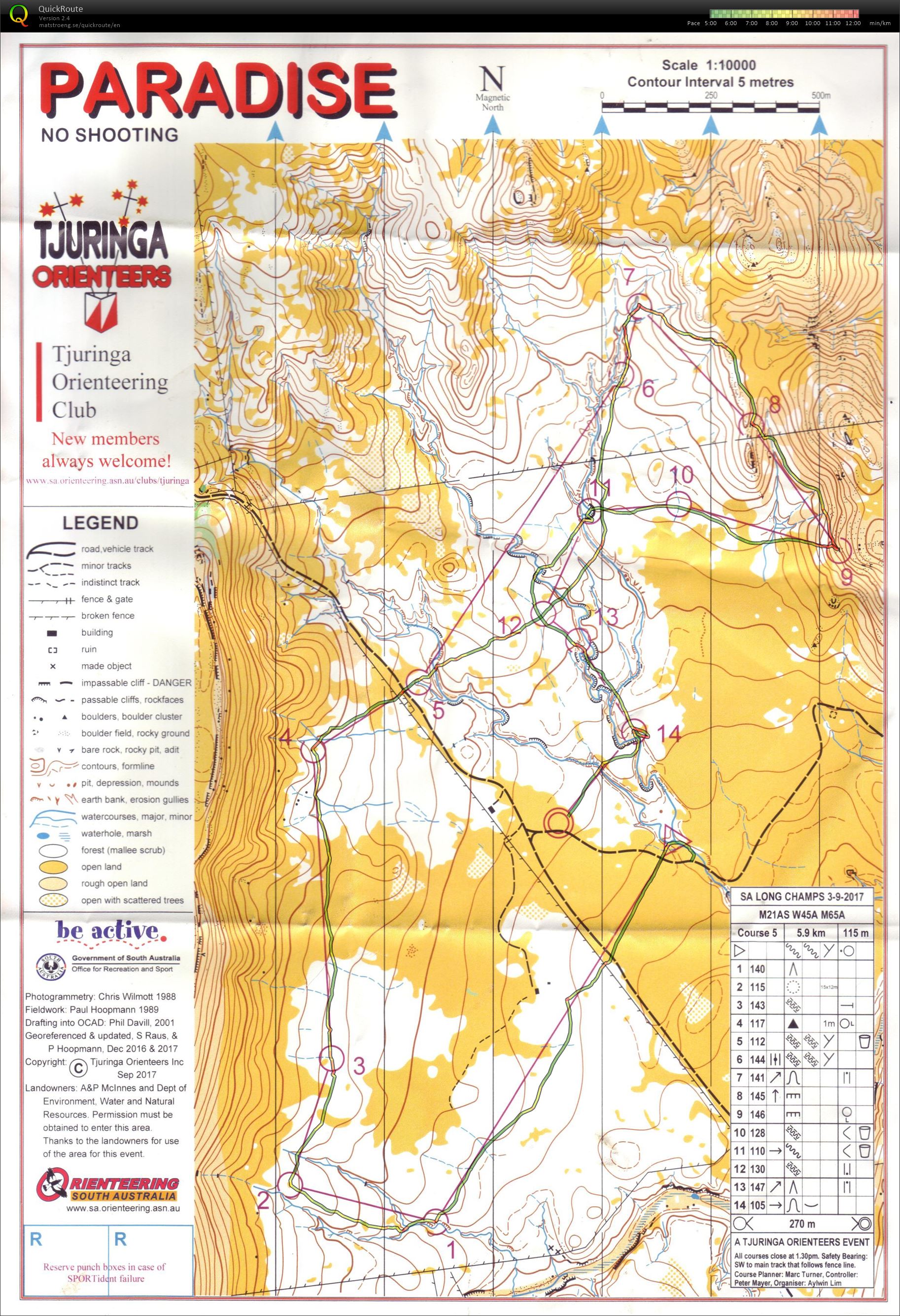 2017 SA Long Distance Championships - Paradise No Shooting (2017-09-03)