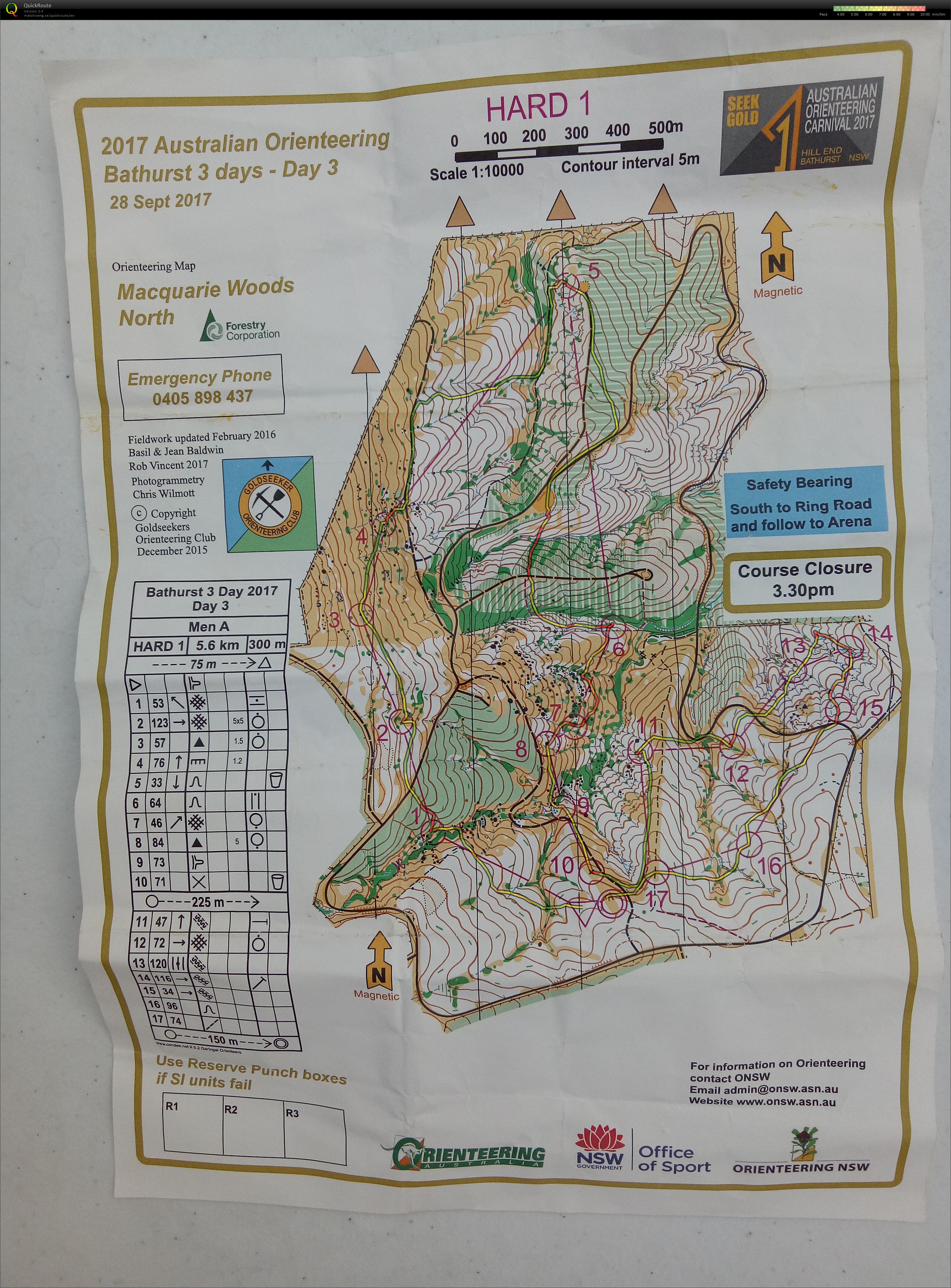 Macquarie Woods School Relay Public Event Bathurst 2017 (28.09.2017)