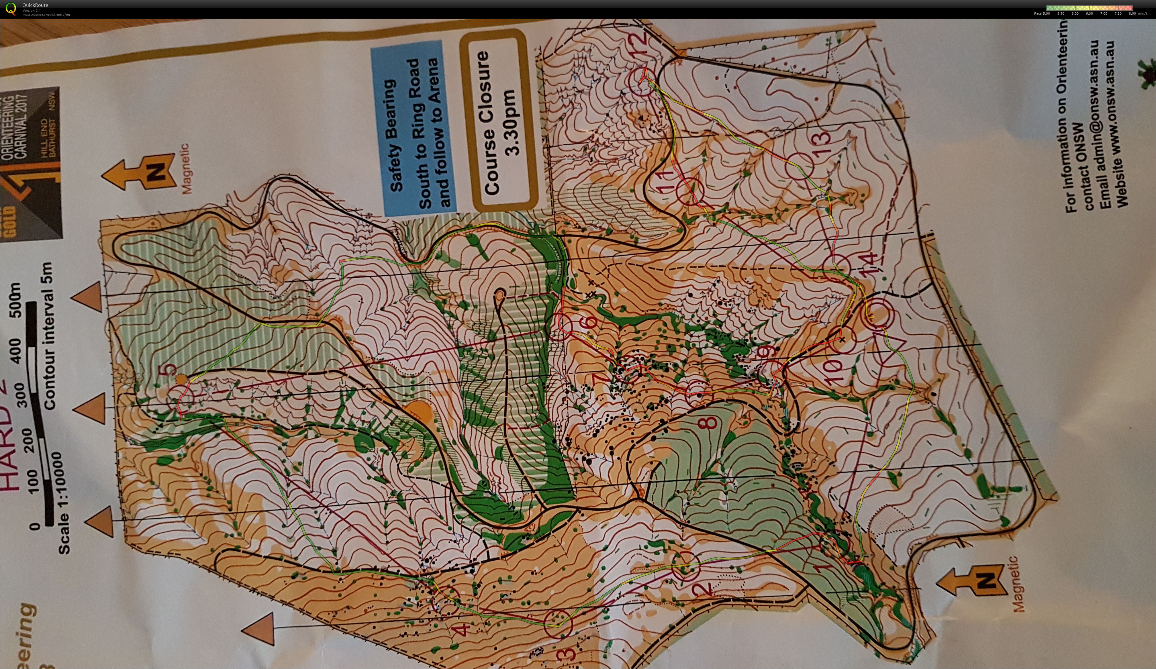Public race- schools relay- senior boys course (28.09.2017)