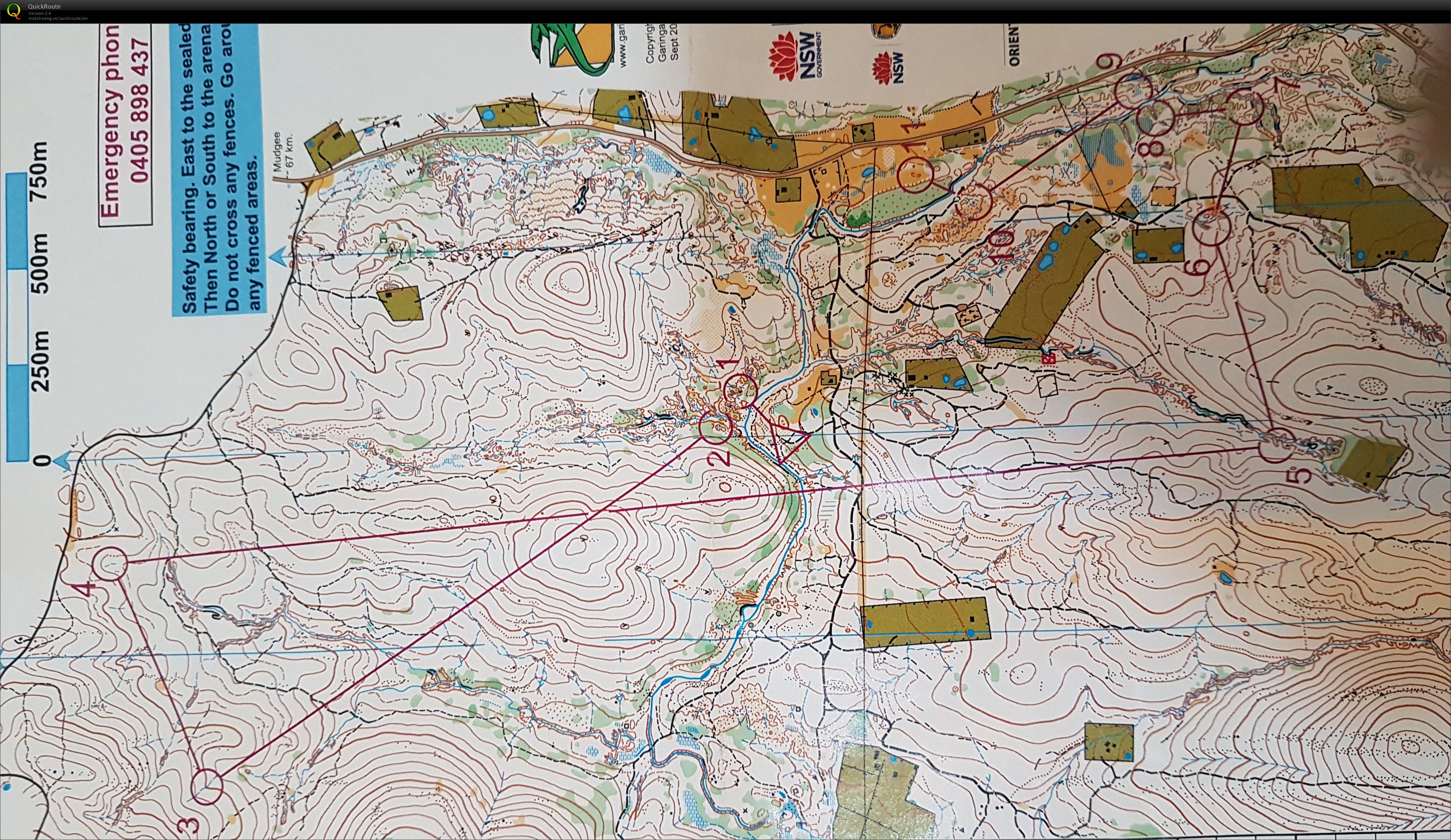 Australian long distance map 1 (30.09.2017)