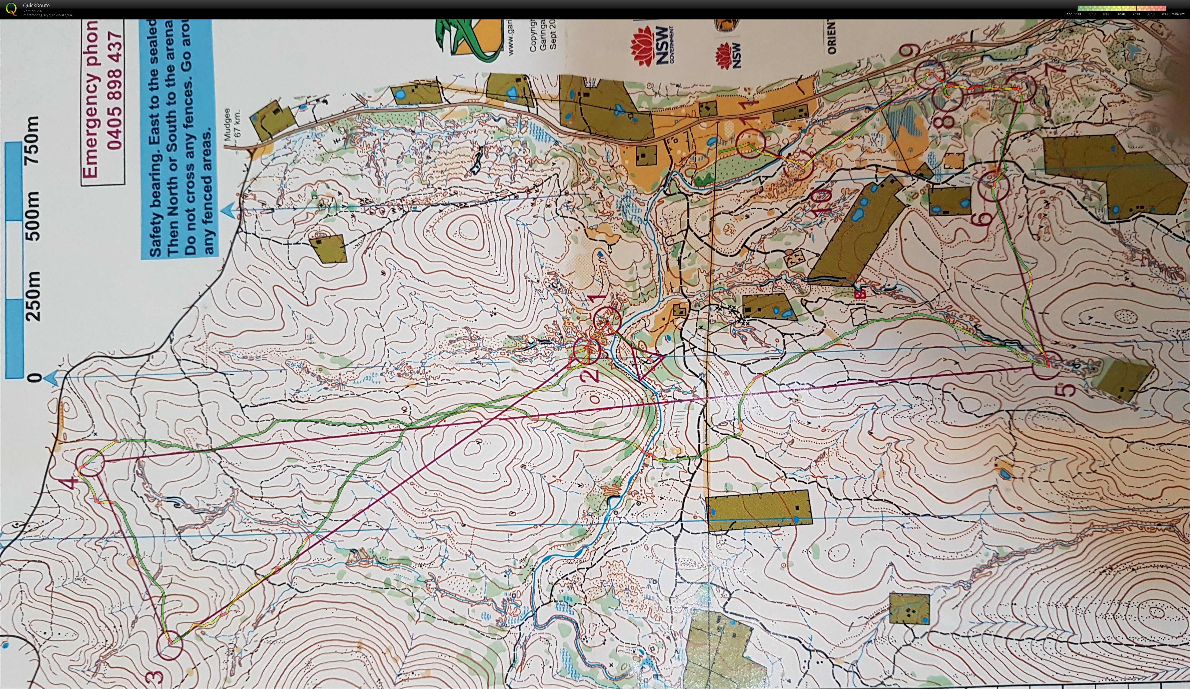 Australian long distance map 1 (30.09.2017)