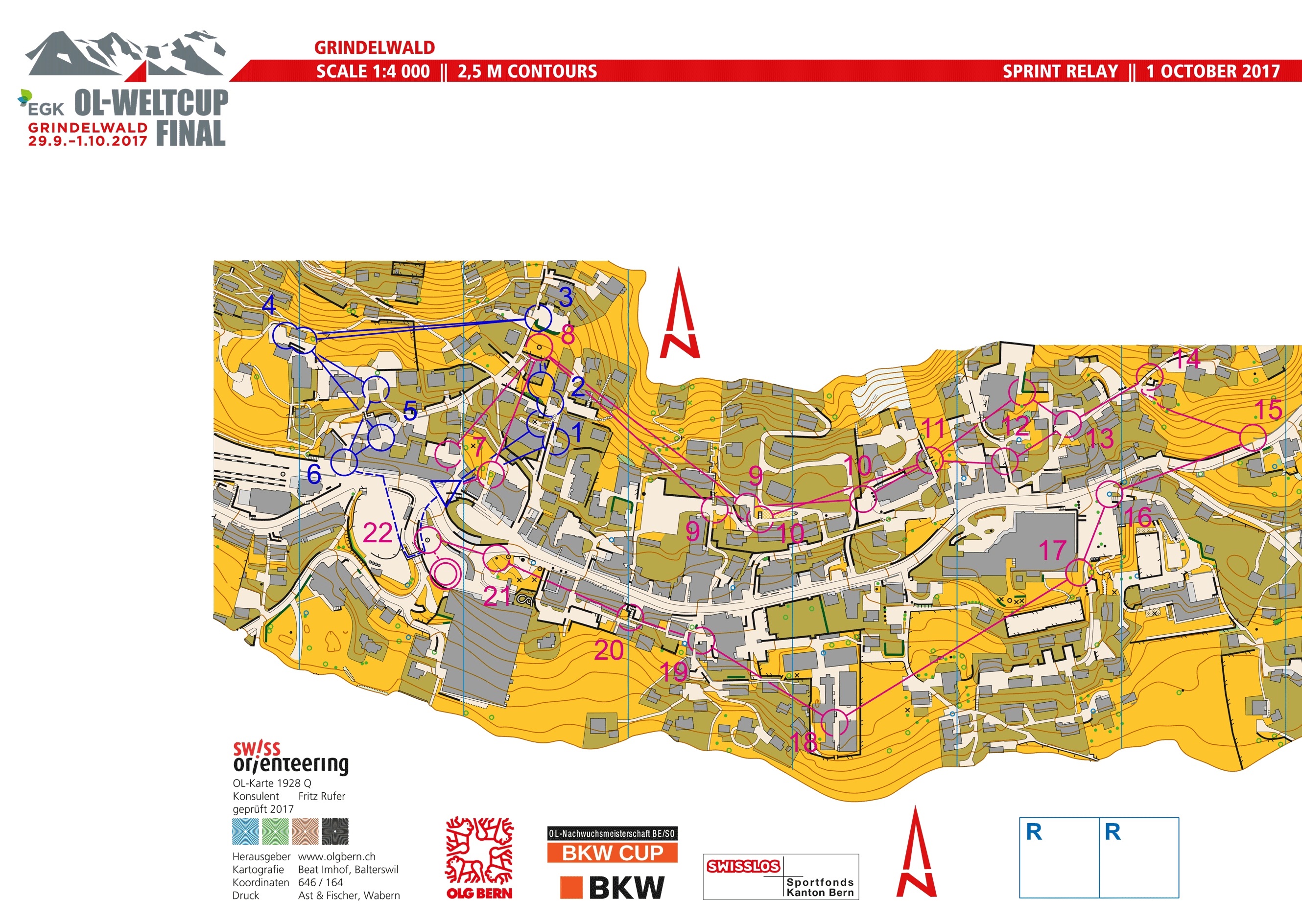 Switzerland World Cup Sprint Relay (01/10/2017)