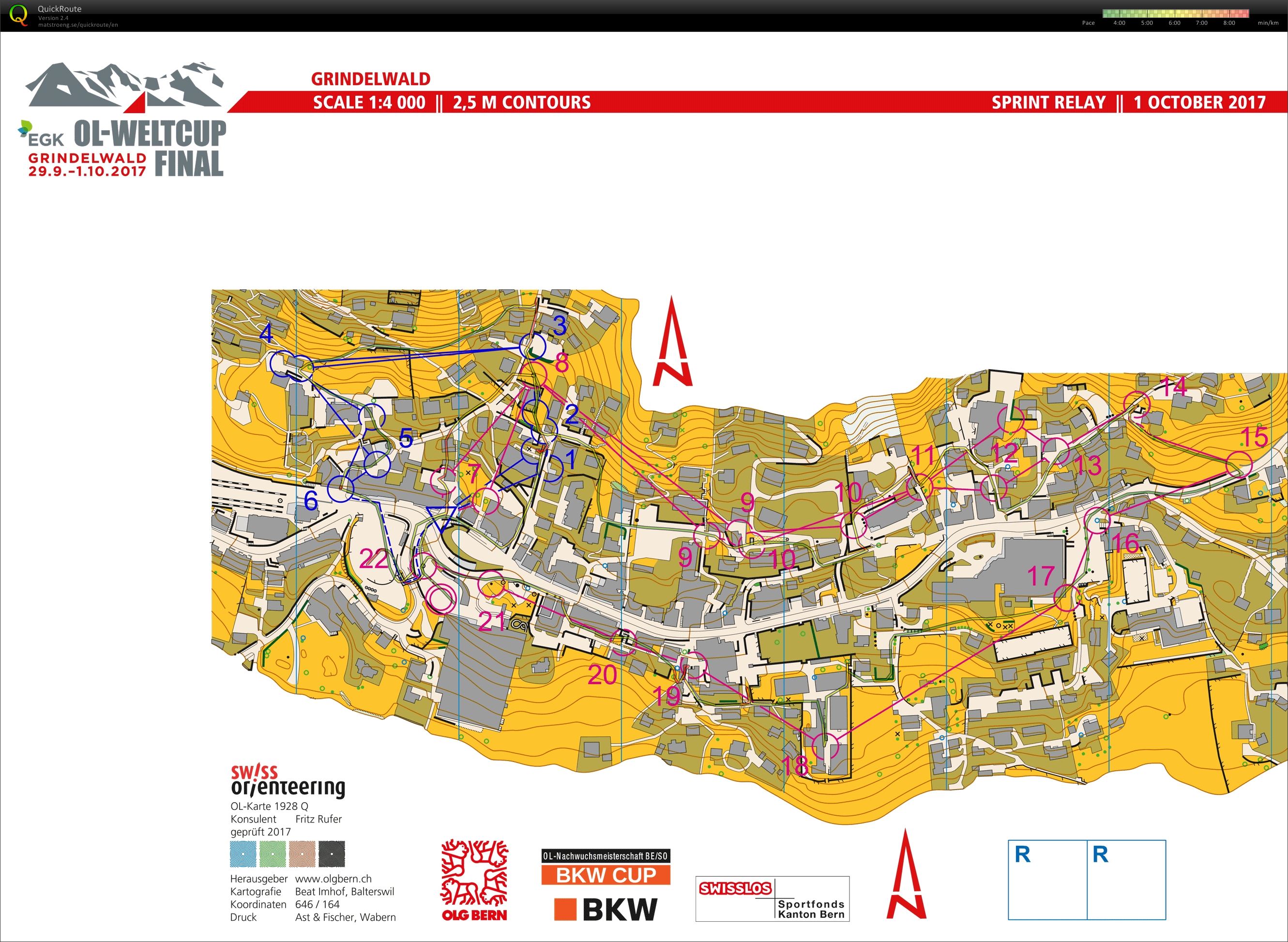 Switzerland World Cup Sprint Relay (01/10/2017)