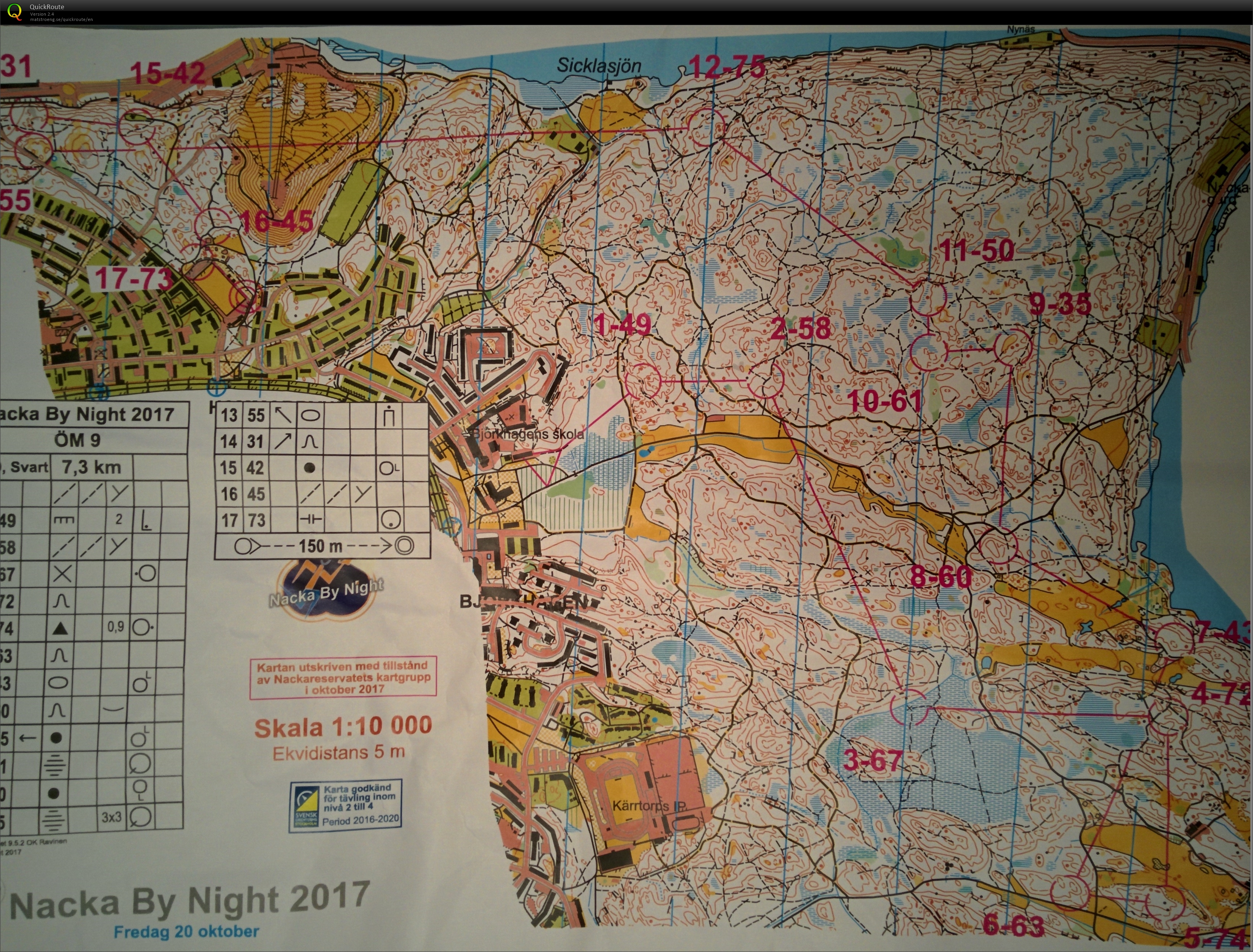 Nacka by Night (21/10/2017)