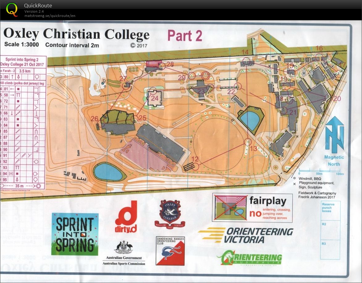 2017 Sprint into Spring Race 2 Map 2 (21-10-2017)