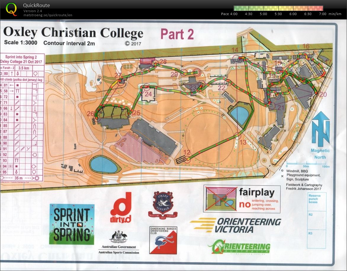 2017 Sprint into Spring Race 2 Map 2 (21-10-2017)