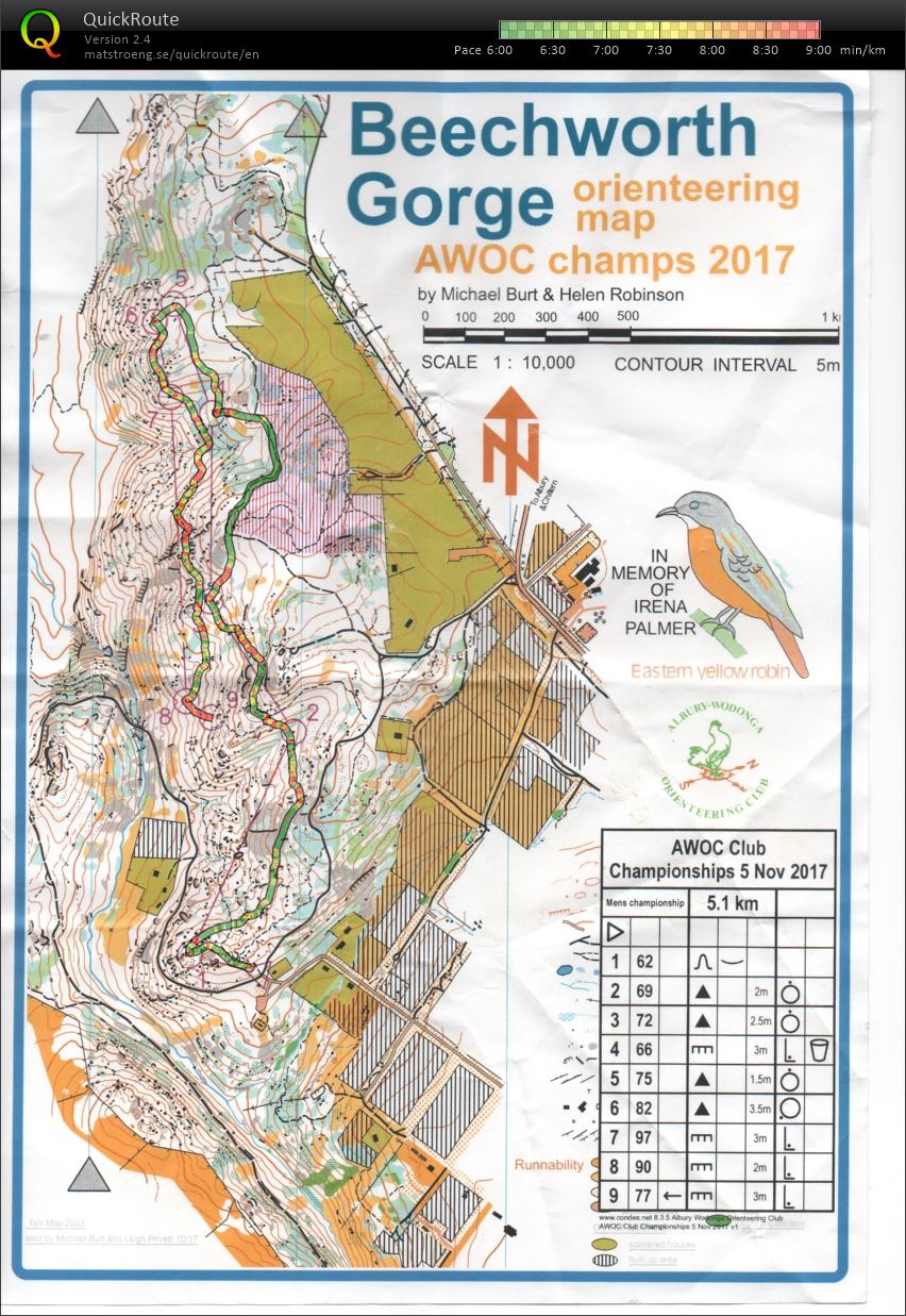 2017 AWOC Championships Map 1 (05.11.2017)