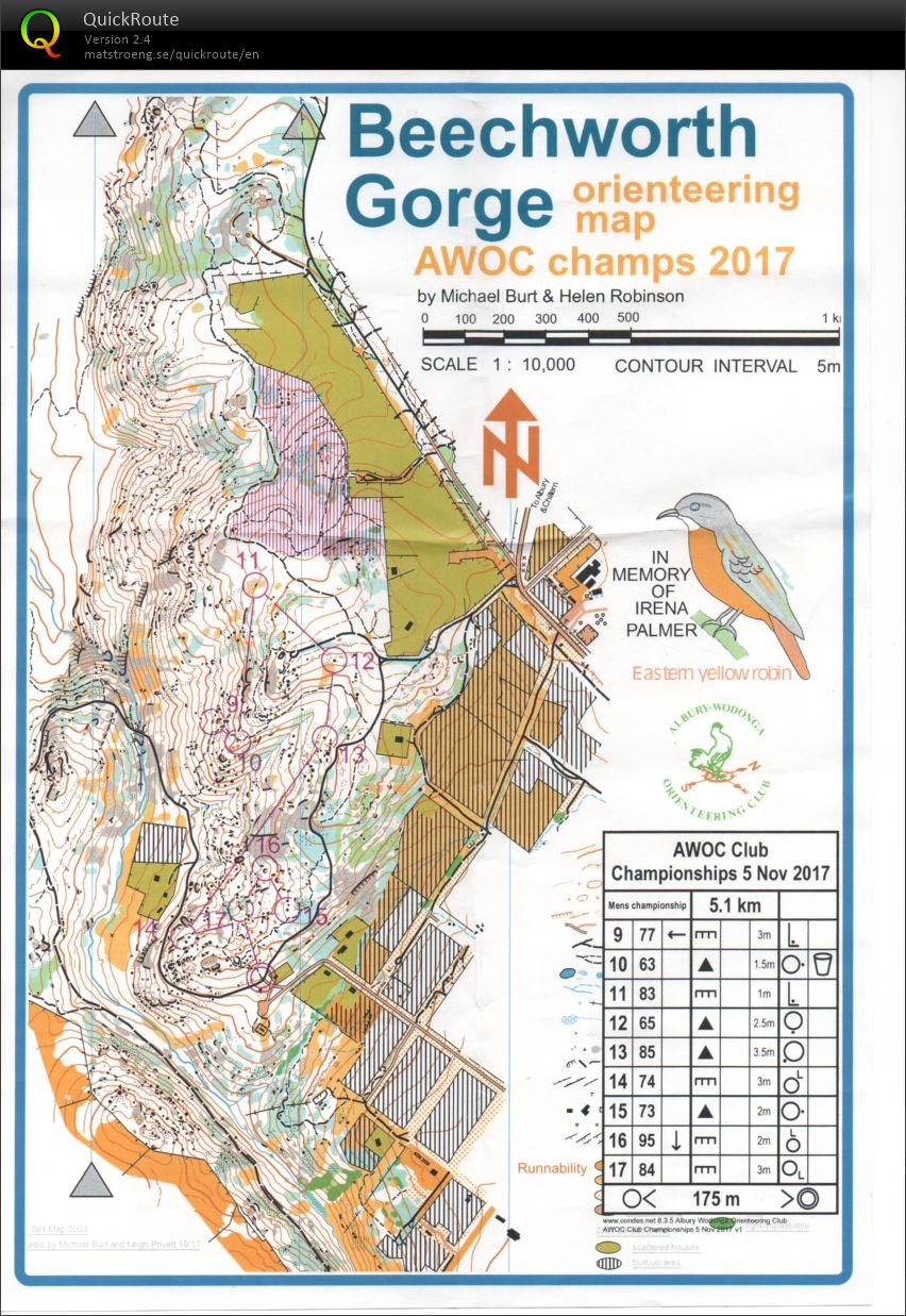 2017 AWOC Championships Map 2 (05.11.2017)