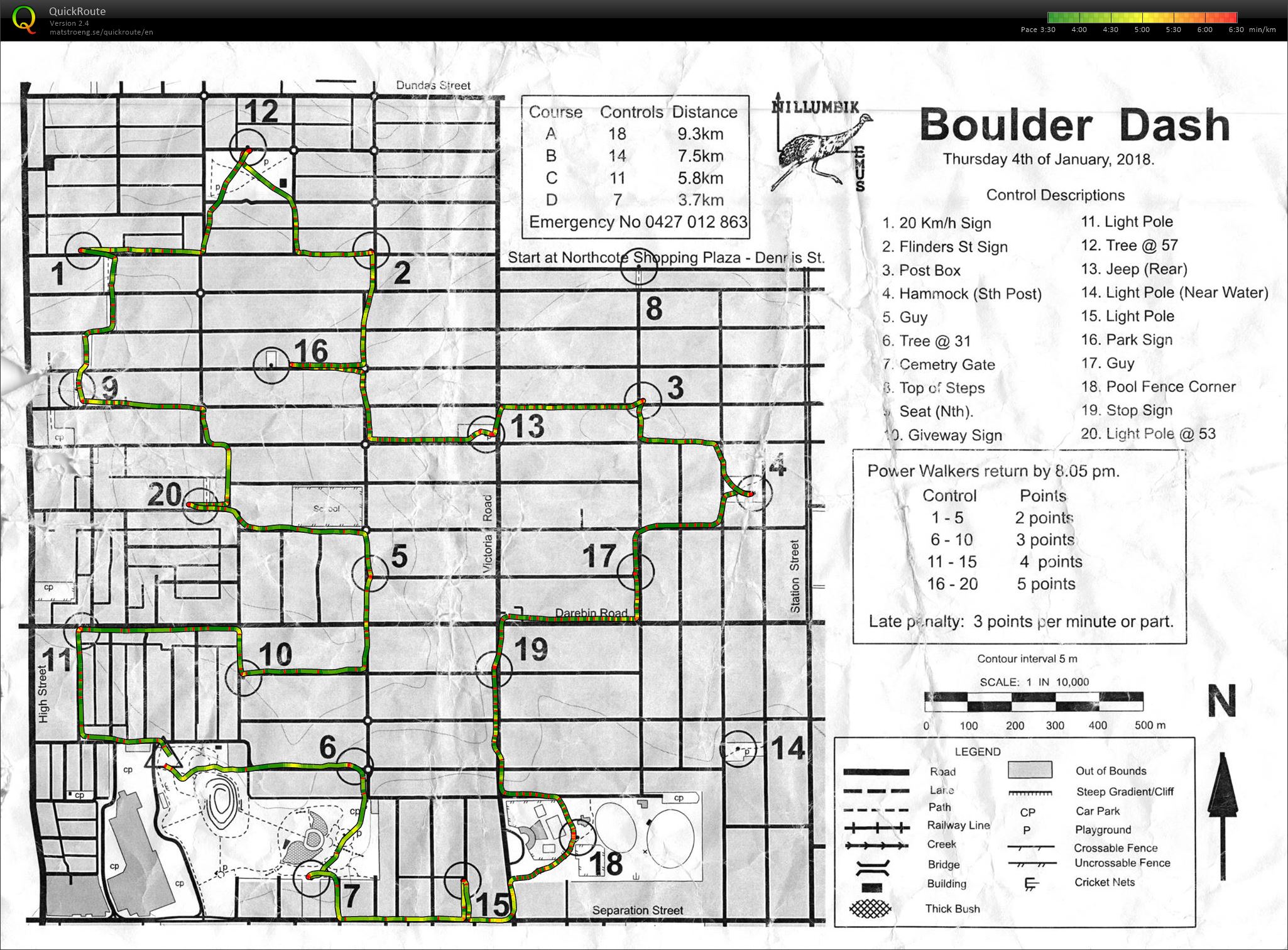 2017/18 Northern Summer Series Event 12 (2018-01-04)