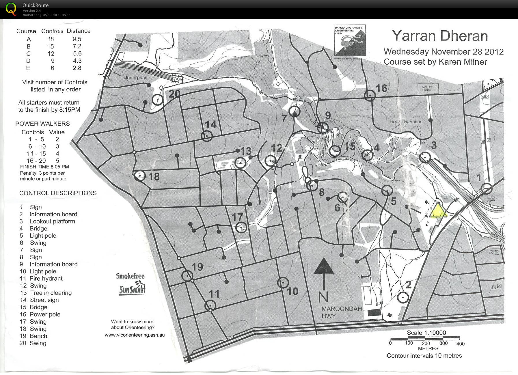 2012-13 Eastern Summer Series Event No. 6 (28-11-2012)