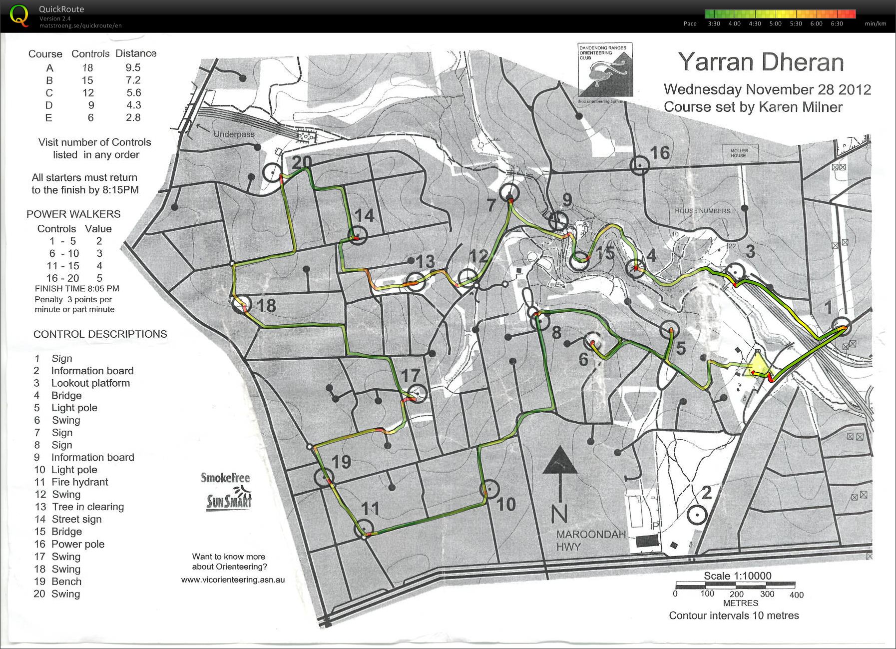 2012-13 Eastern Summer Series Event No. 6 (28-11-2012)