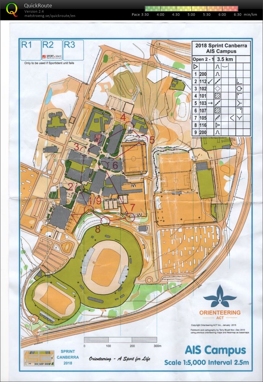 2018 Sprint Canberra Stage 1 map 1 (25-01-2018)