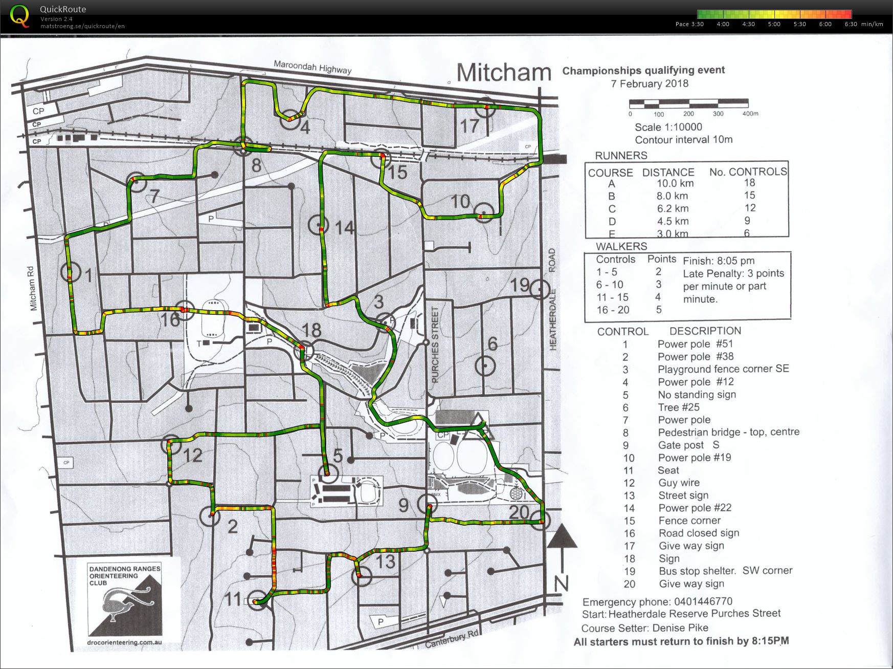 2017/18 Eastern Summer Series Event 17 (2018-02-07)