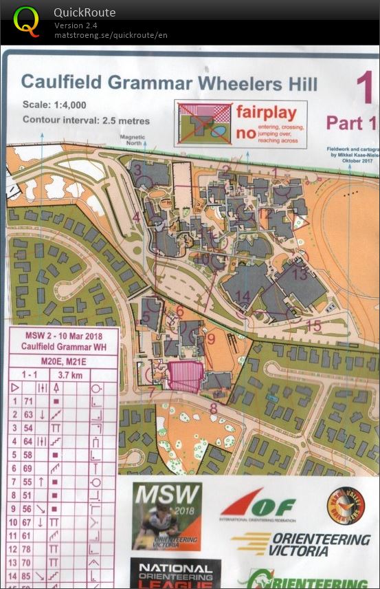 2018 Melbourne Sprint Weekend Race 2 WRE & NOL Map (10.03.2018)