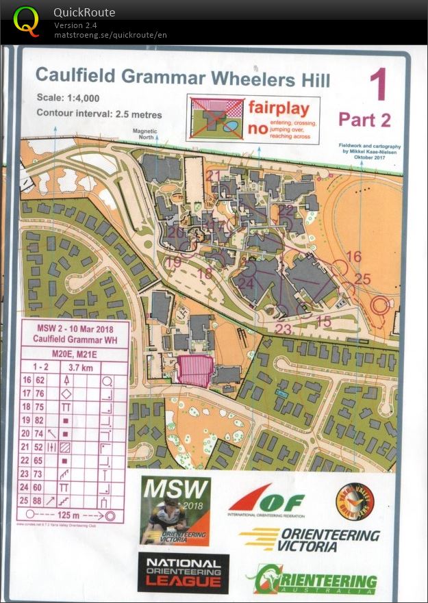 2018 Melbourne Sprint Weekend Race 2 WRE & NOL Map 2 (2018-03-10)