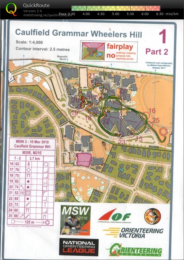 2018 Melbourne Sprint Weekend Race 2 WRE & NOL Map 2 (2018-03-10)