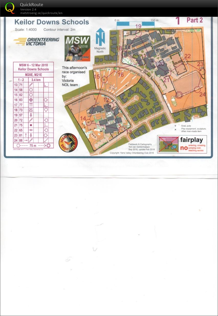 2018 Melbourne Sprint Weekend Race 6 Map 2 (2018-03-12)