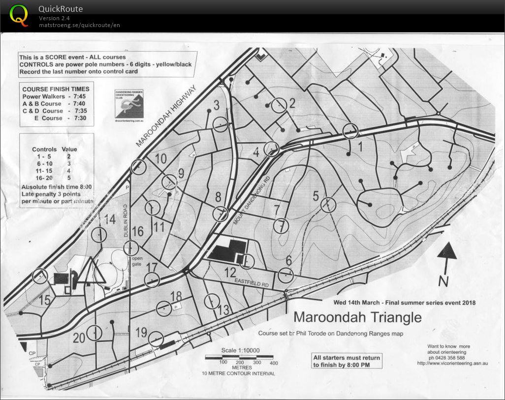 2017/18 Eastern Summer Series event 22 (14.03.2018)