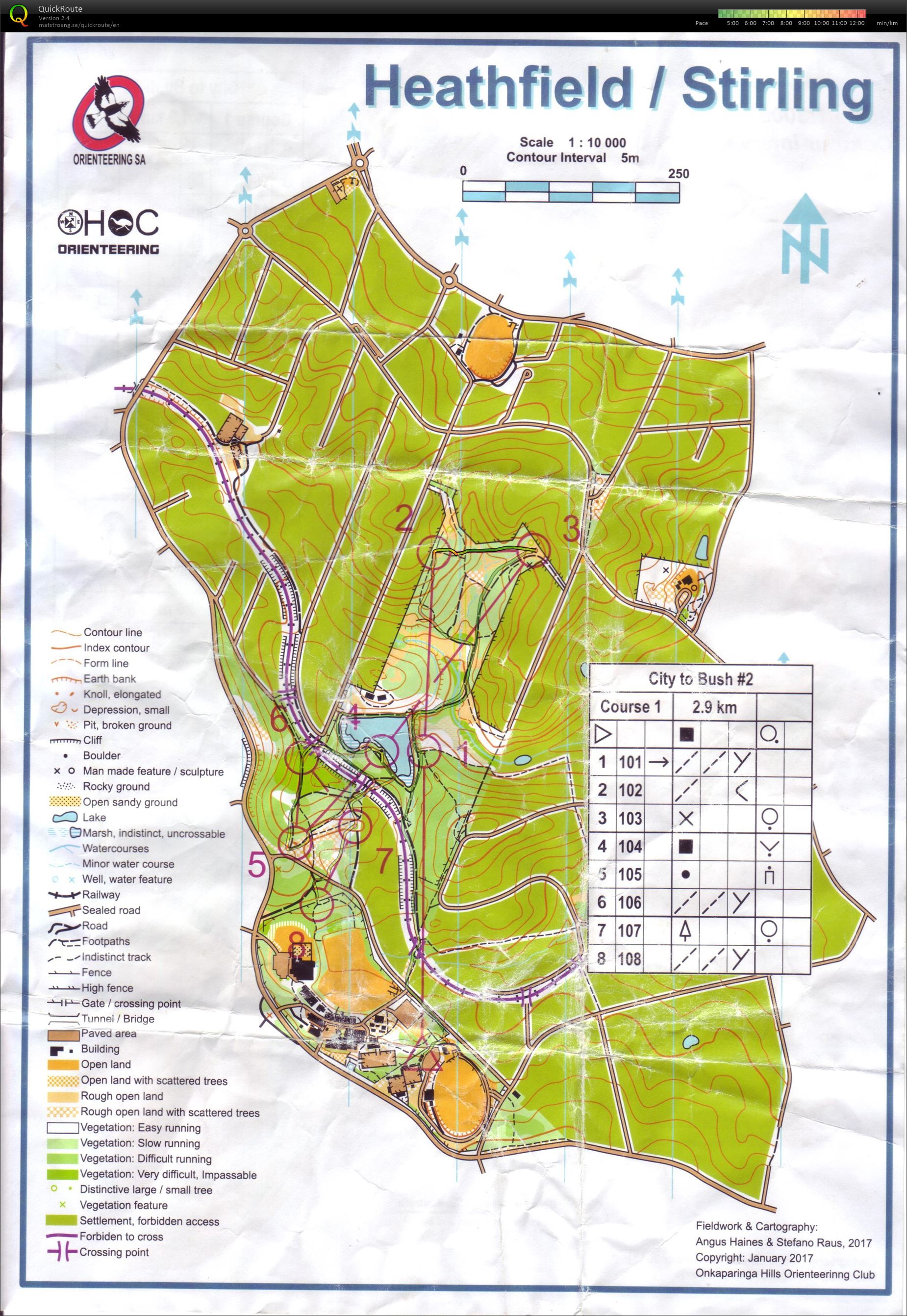 Heathfield Course 1 Part A (06/05/2018)