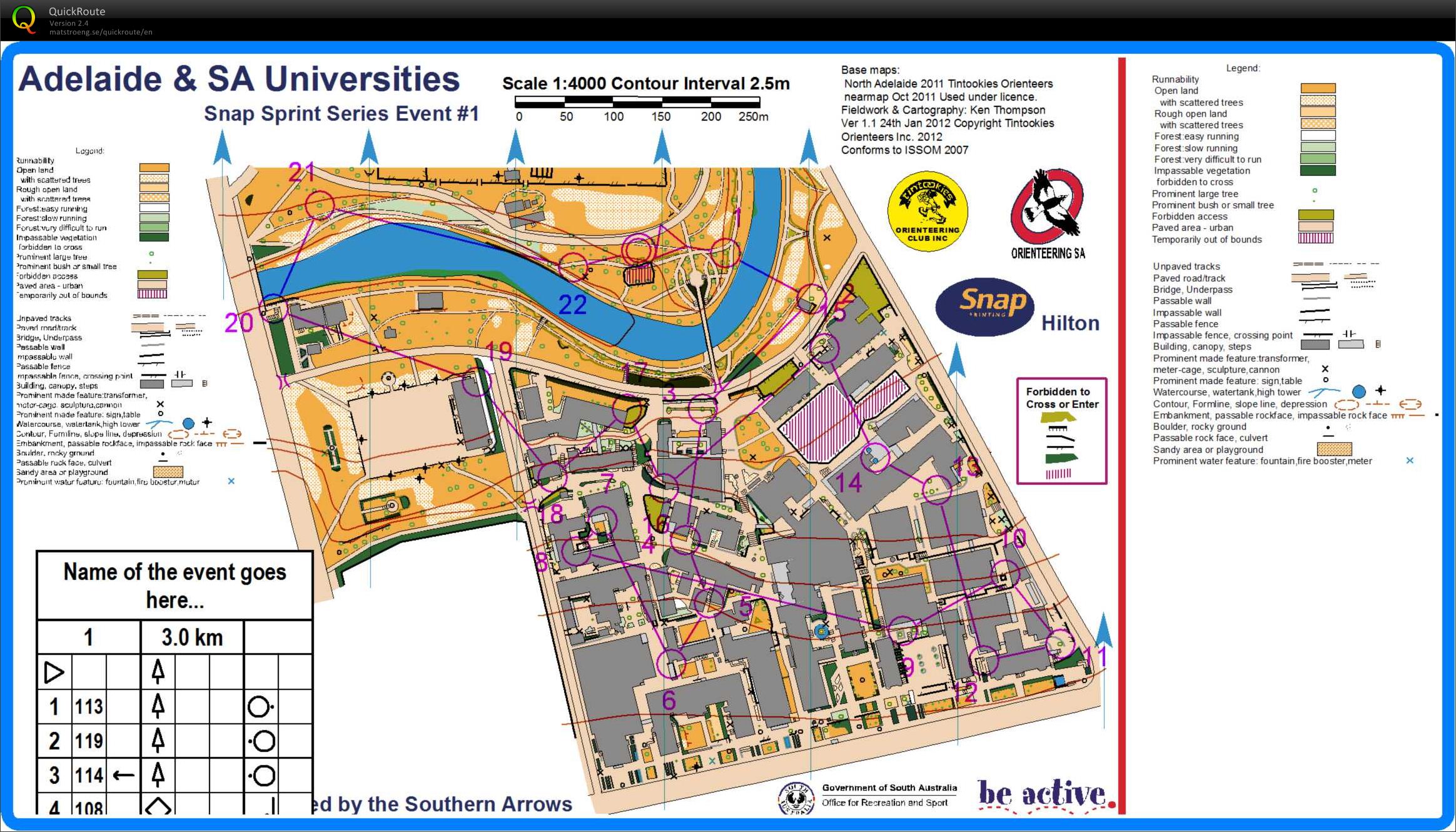Adelaide Uni Sprint Training (24/12/2012)