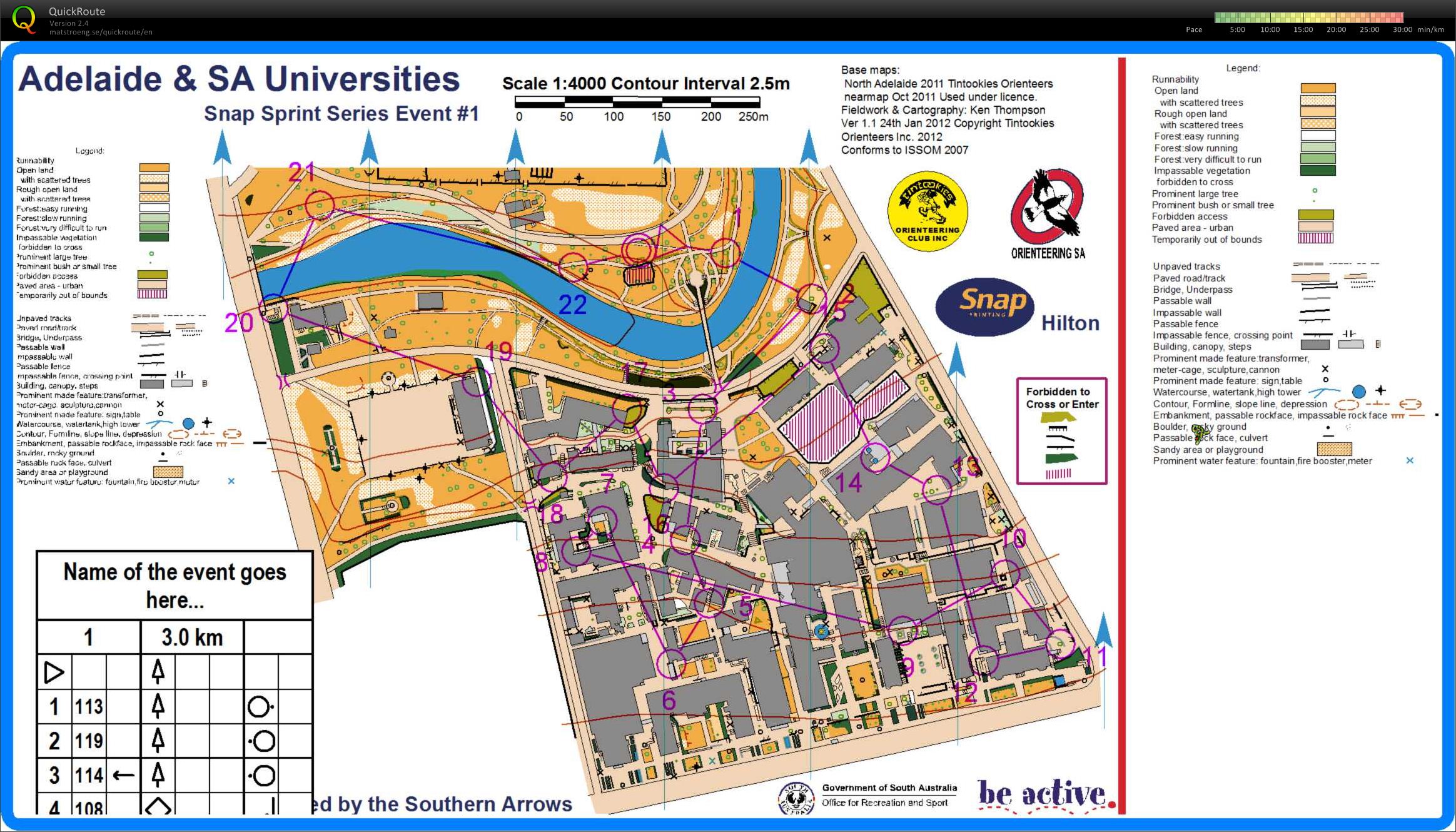 Adelaide Uni Sprint Training (24/12/2012)