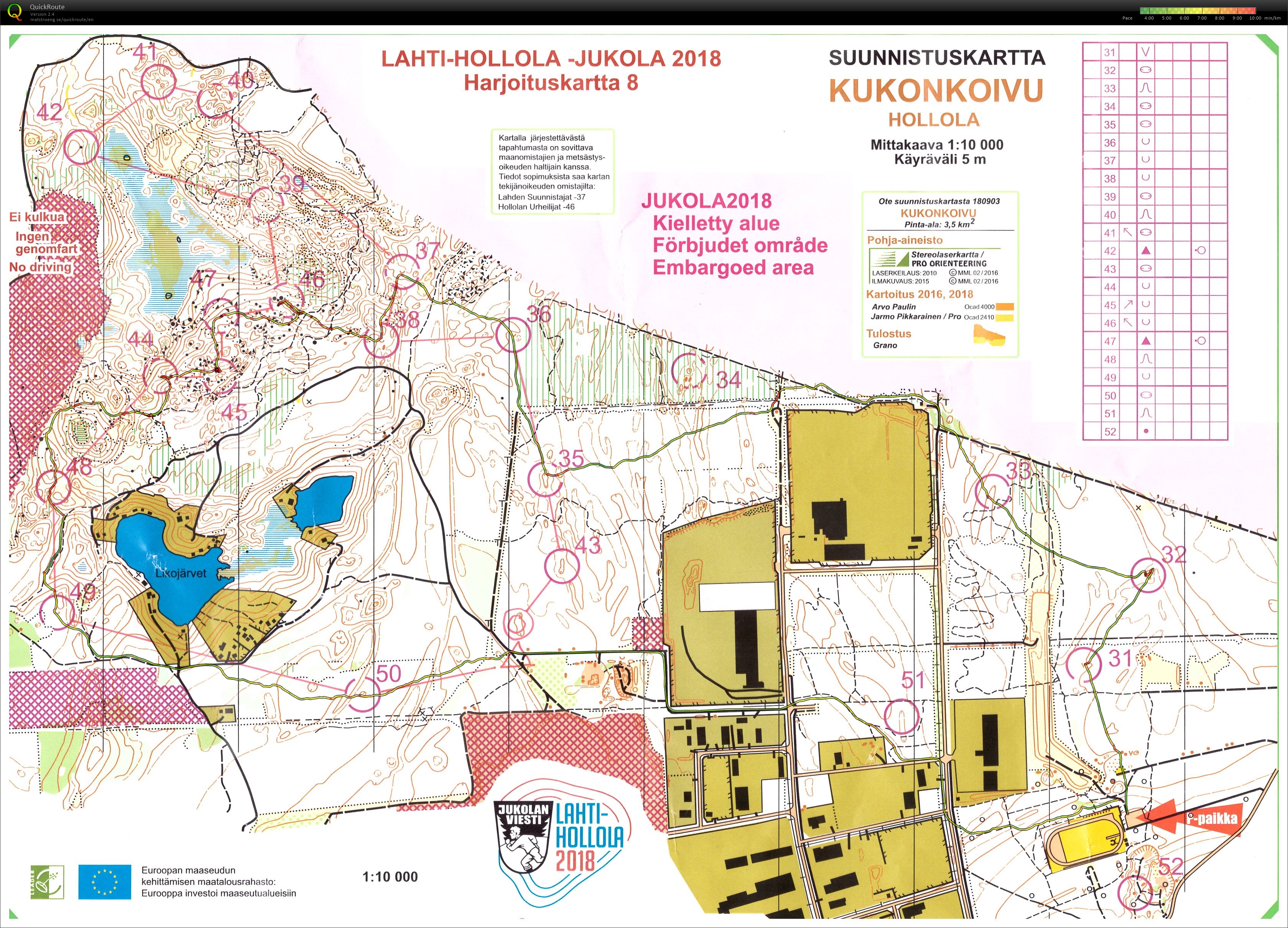 Jukola training (27-05-2018)