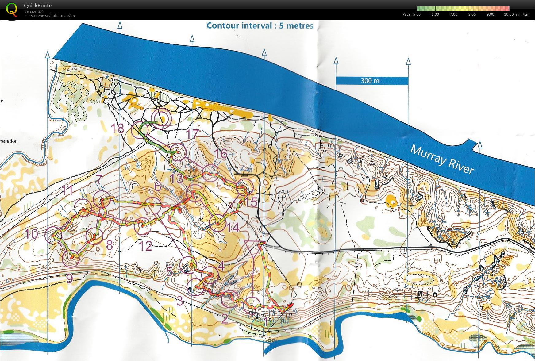 Australia Middle Distance Championships C7 (29/09/2018)