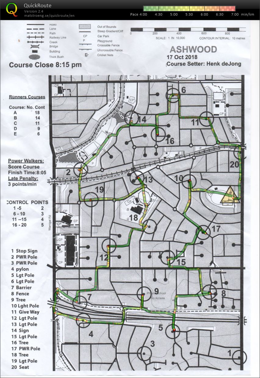 2018/19 Wednesday Summer Series Event 2 (2018-10-17)