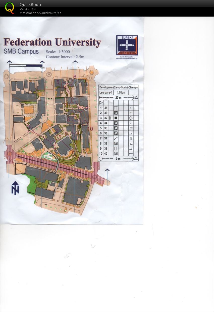National Junior Camp Sprint Champs Map 1 (16.12.2018)