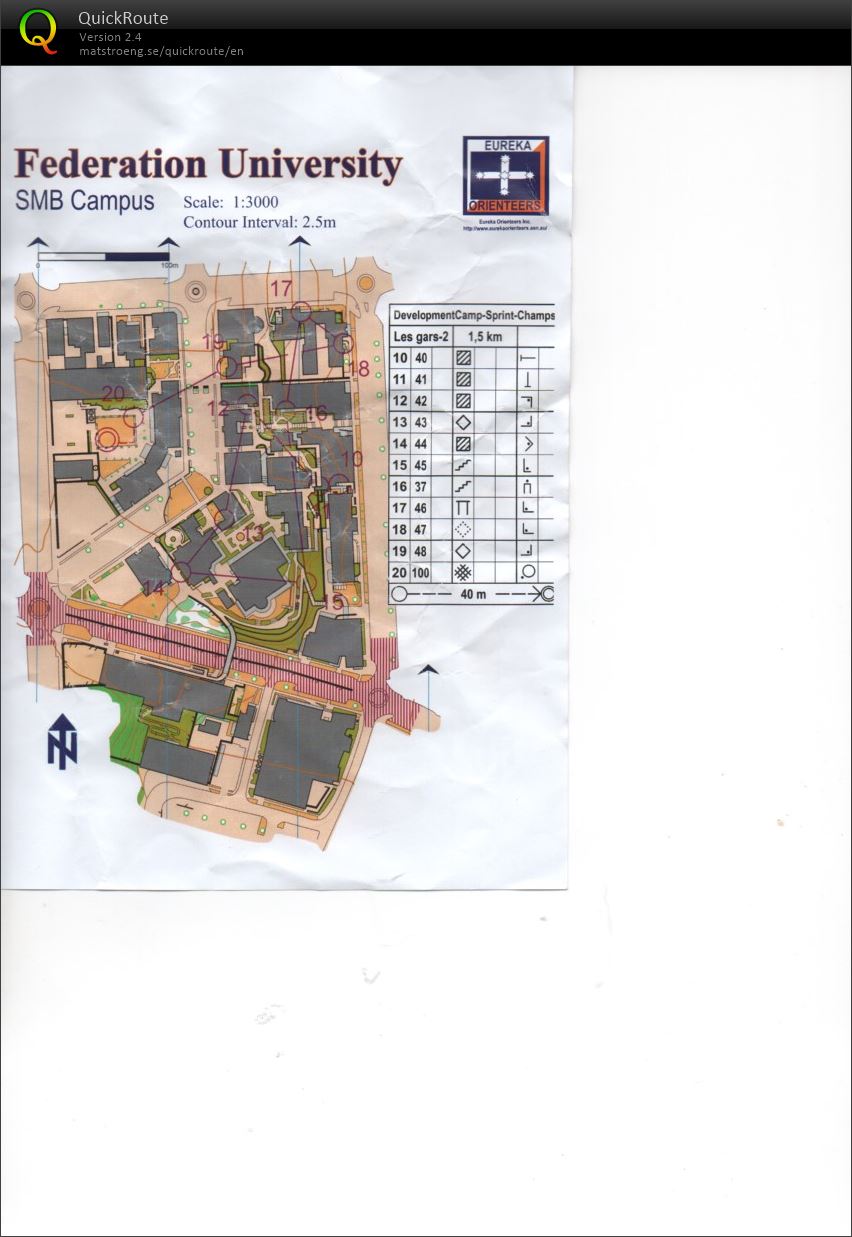 National Junior Camp Sprint Champs Map 2 (16.12.2018)