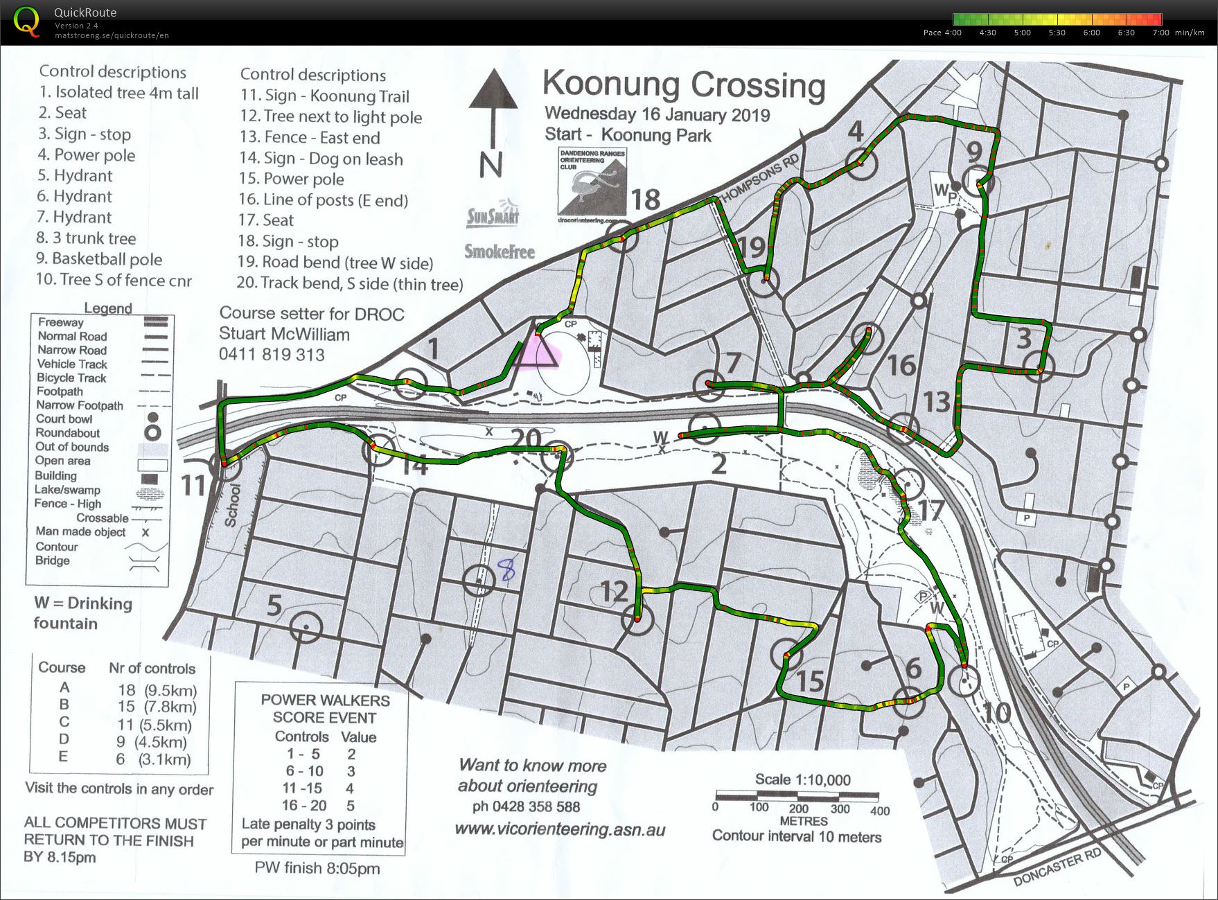 2018/19 Wednesday Summer Series Event 15 (16-01-2019)