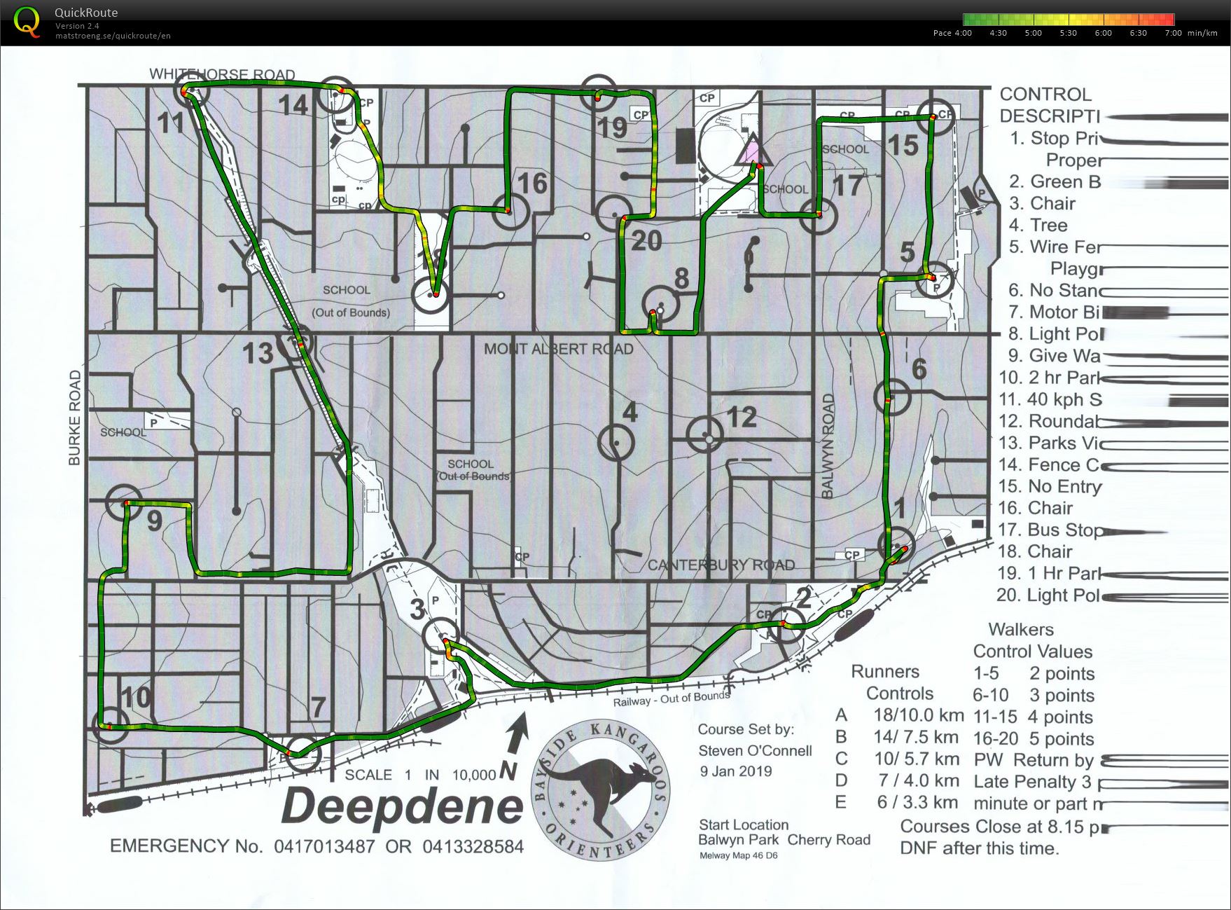 2018/19 Wednesday Summer Series Event 14 (2019-01-09)