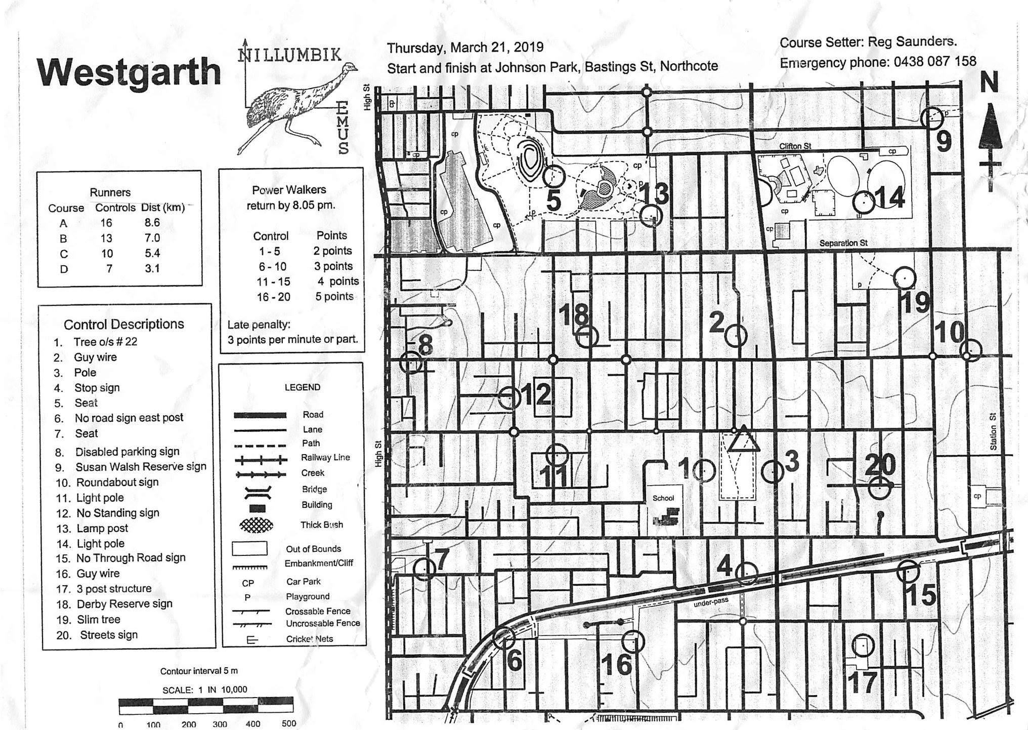 2018/19 Thursday Summer Series Event 24 (22-03-2019)